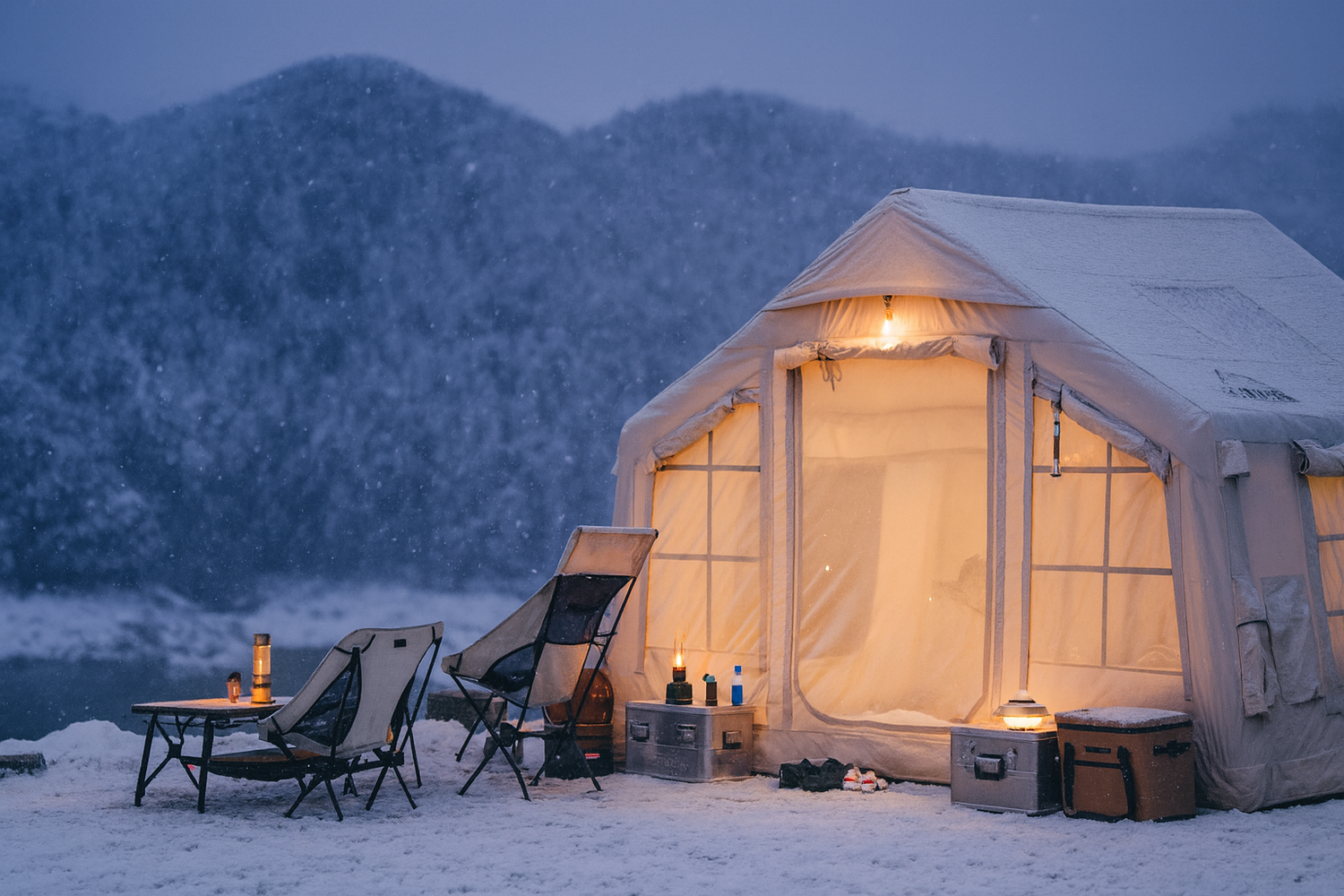 Coody winter camping