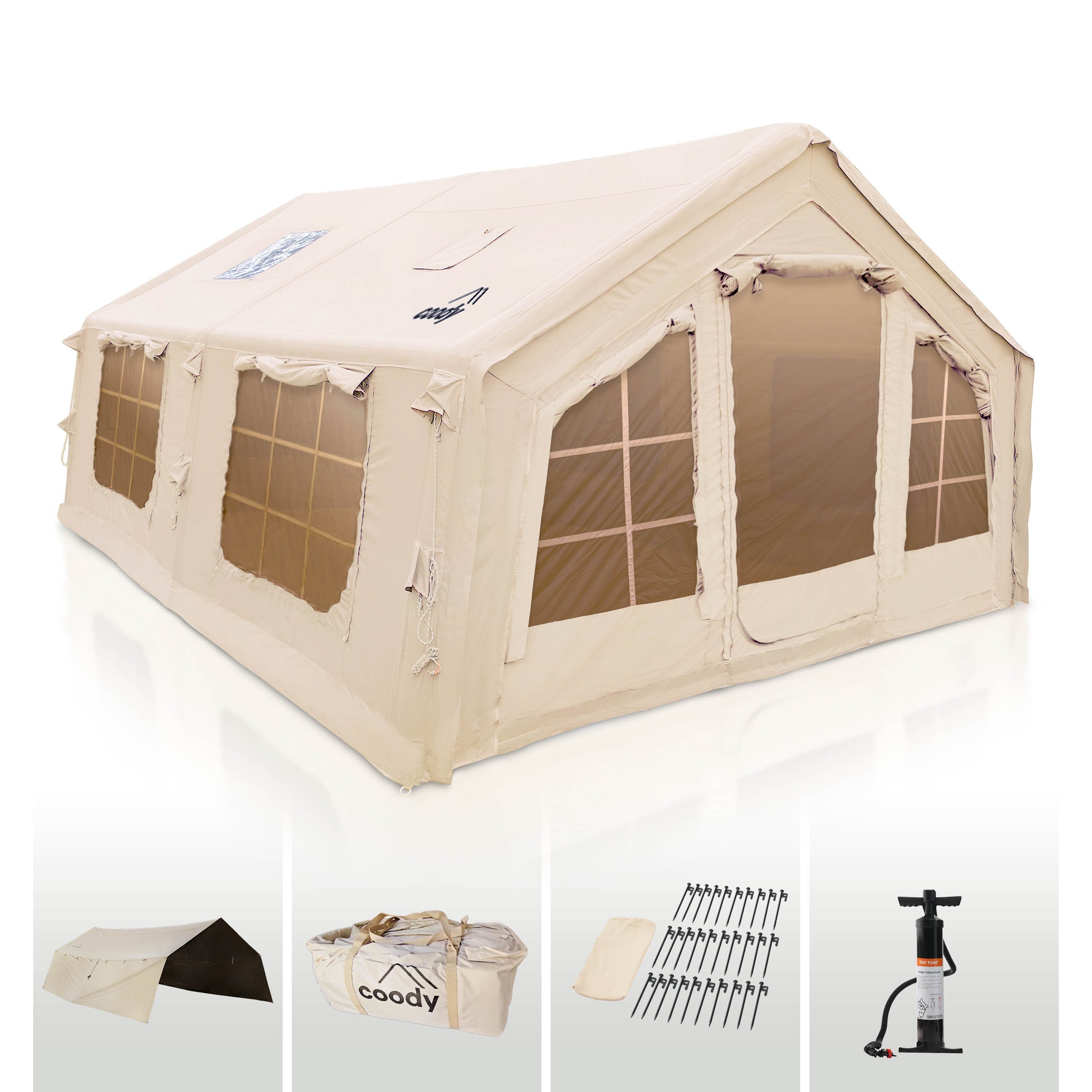 Coody 17.2 Tent Series 🏕️ XL Inflatable Camping Tents