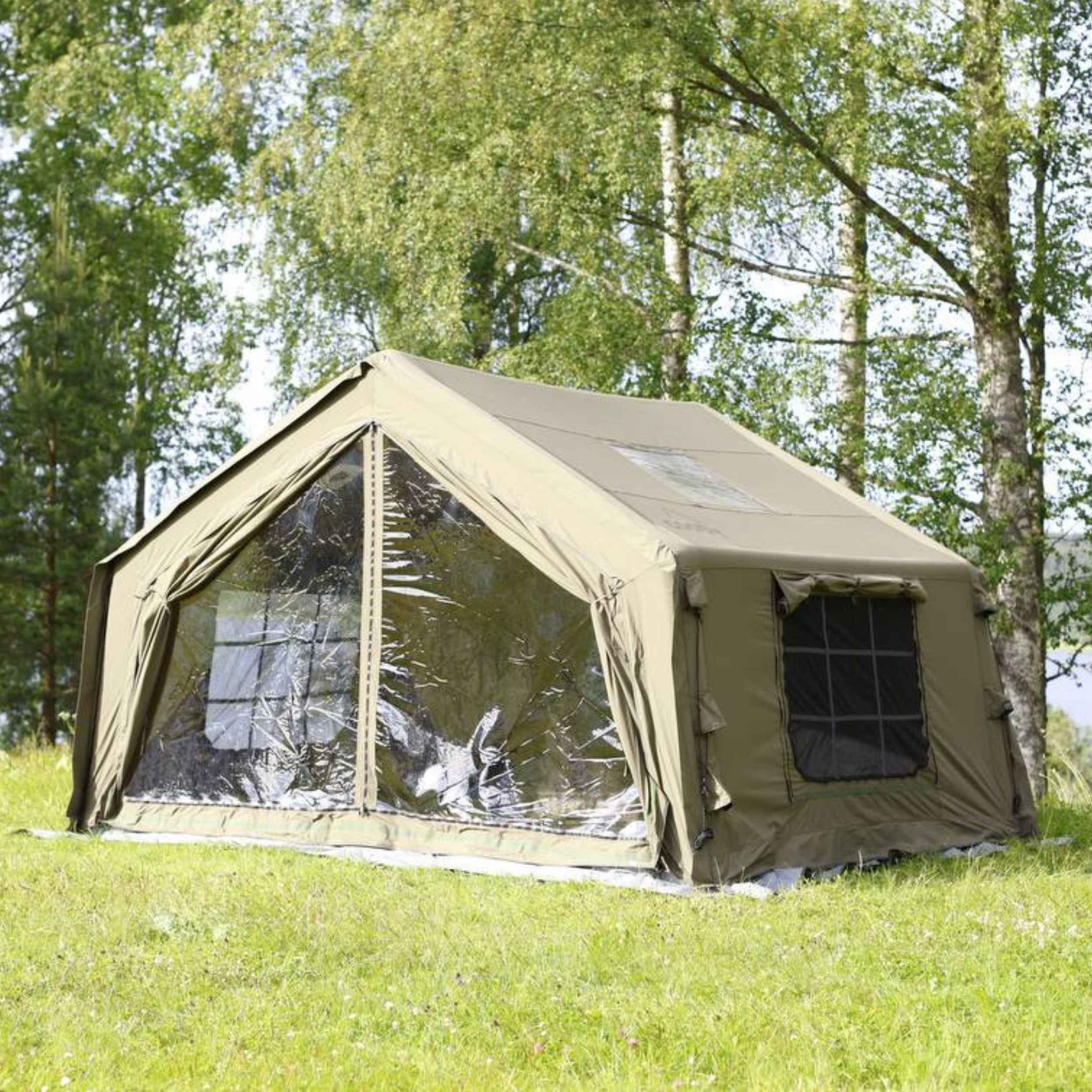 Coody 10 Forest Green - Inflatable Camping Tent for 2-4 Person