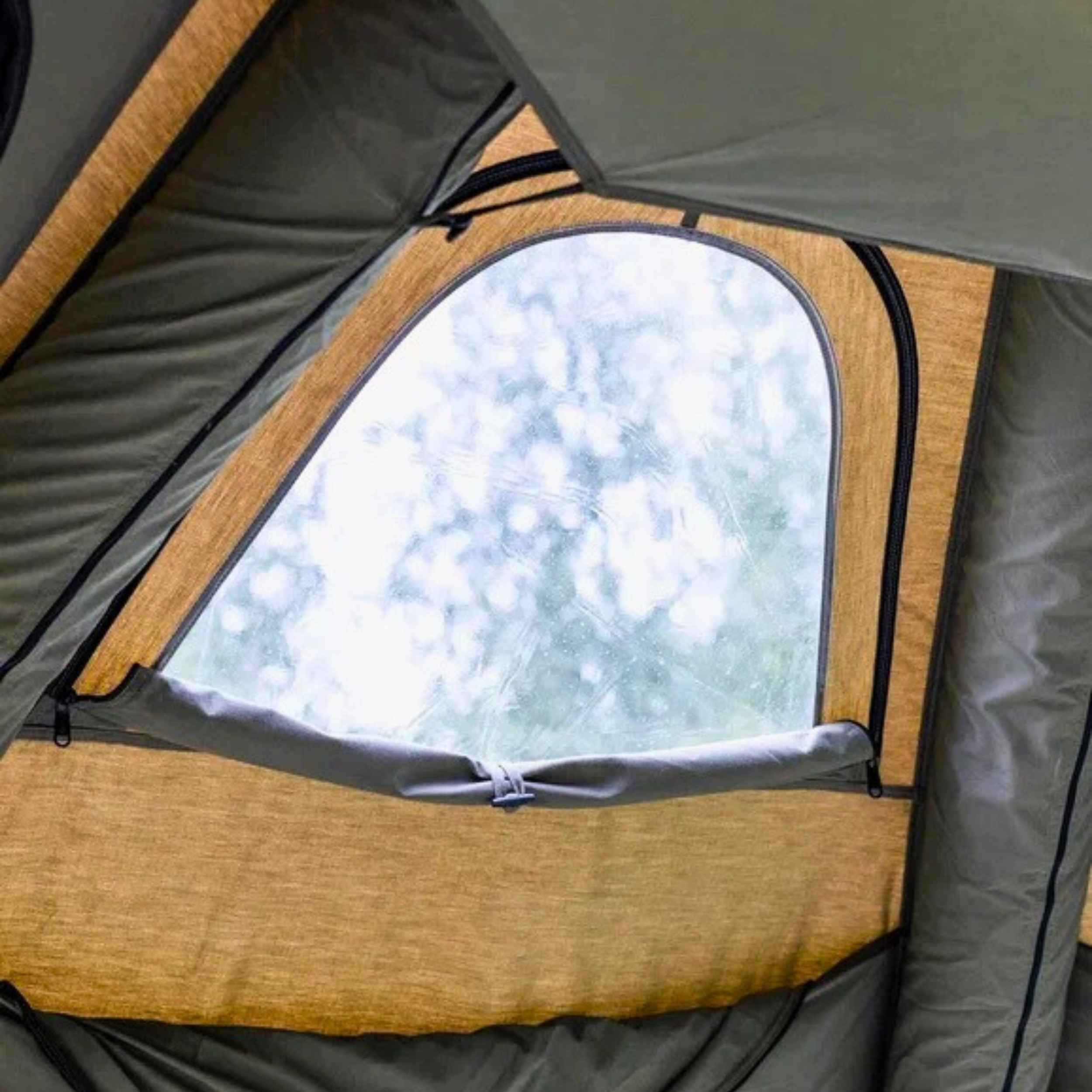 Refugio inflable Coody Aurora Dome Green para 2 a 4 personas