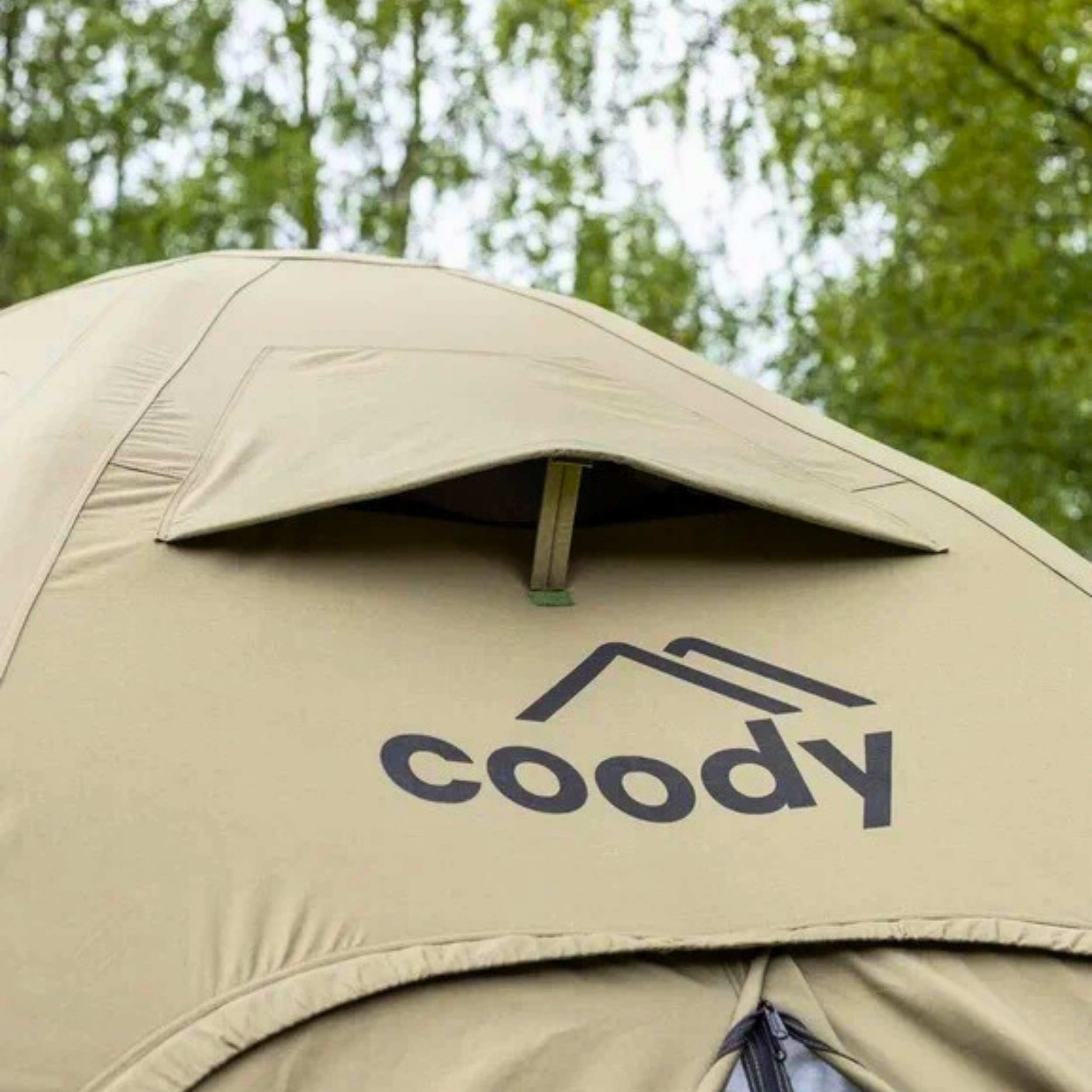 Refugio inflable Coody Aurora Dome Green para 2 a 4 personas