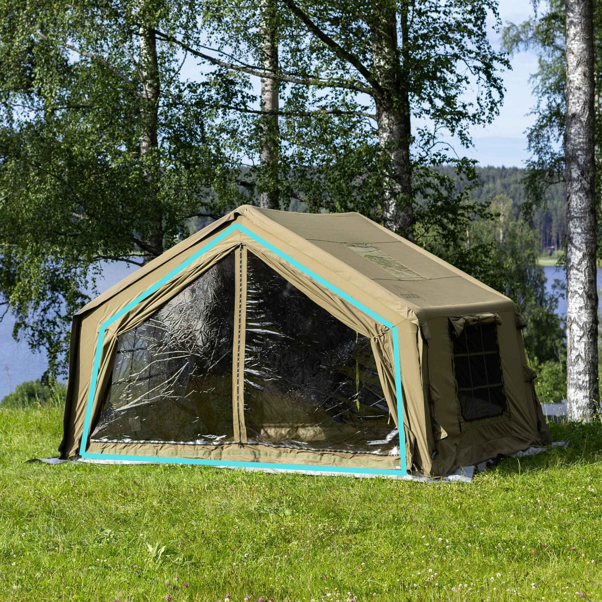 TPU Door Green for tent Coody 17.2, 13.6, 10.0, Hub