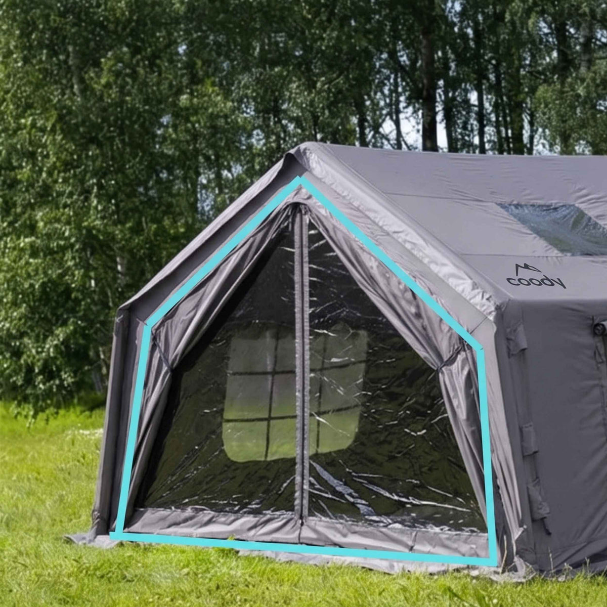 TPU Door Gray for tent Coody 17.2, 13.6, 10.0, Hub