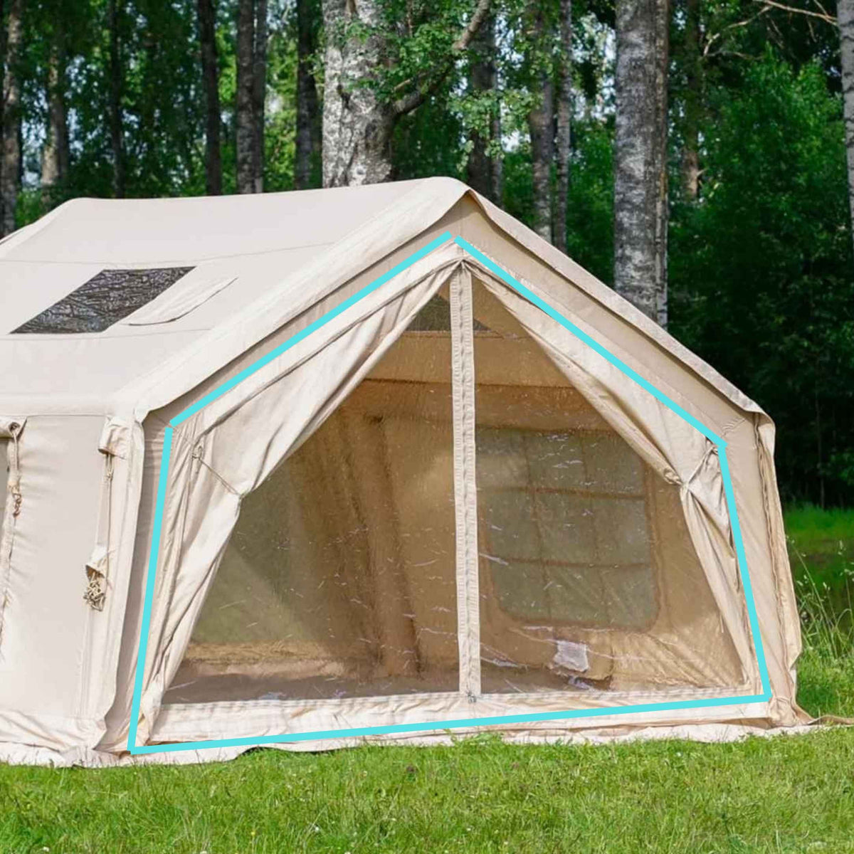 TPU Door Beige for tent Coody 17.2, 13.6, 10.0, Hub