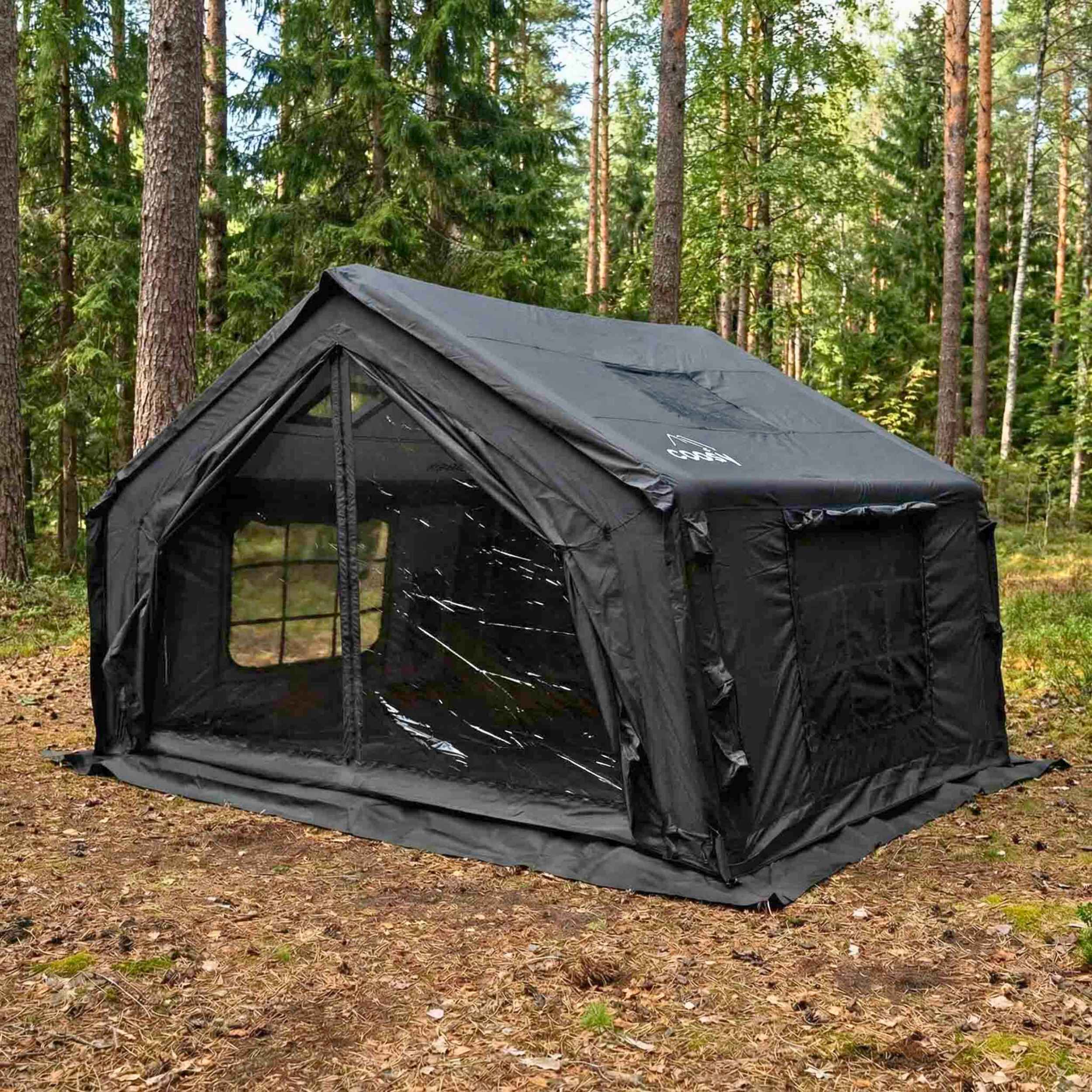 Coody 10.0 Black Inflatable Tent House for Camping (2-4 Person)