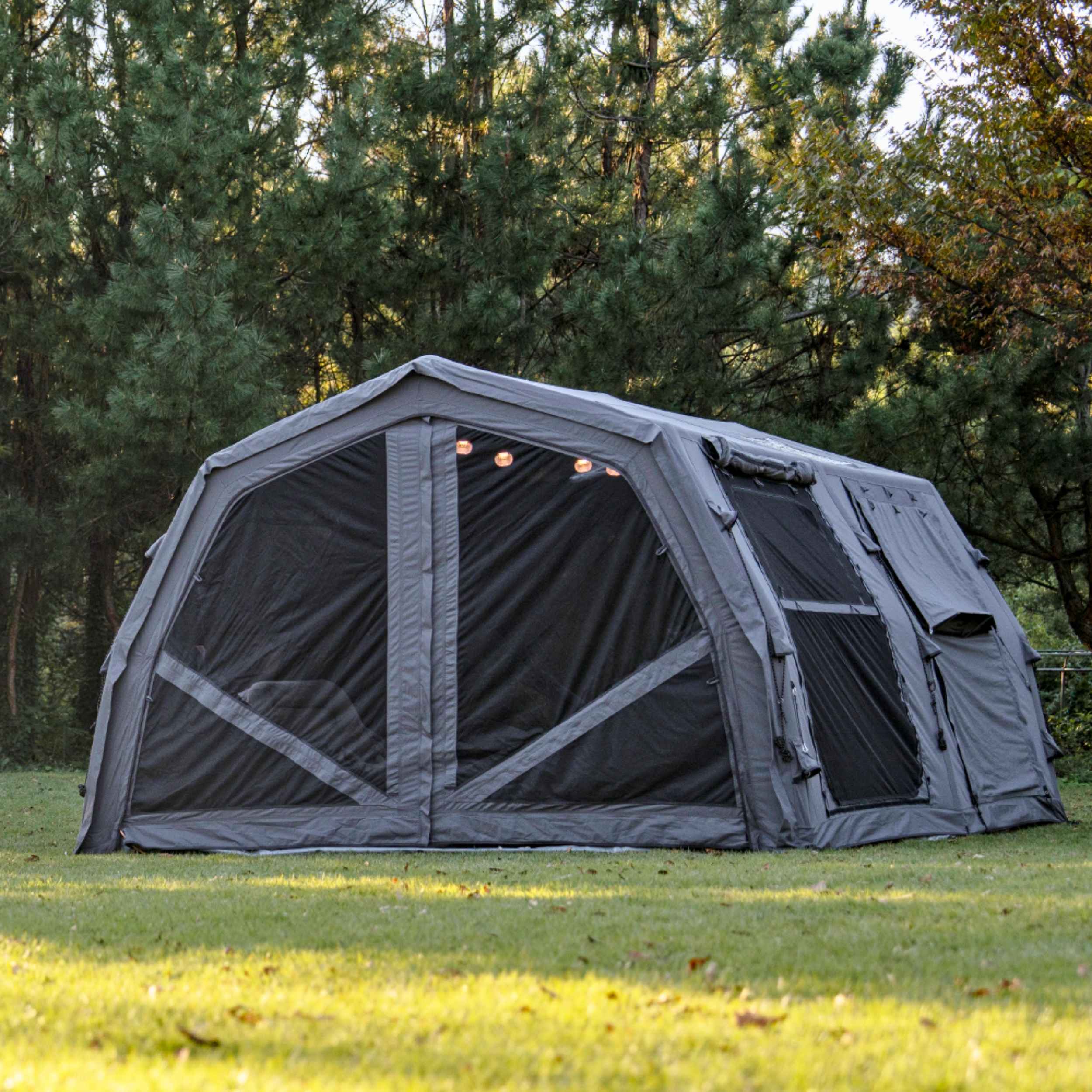 Coody Familia Pro AirTent 17.2 Gray Inflatable Tent for Camping (2-10 Person)