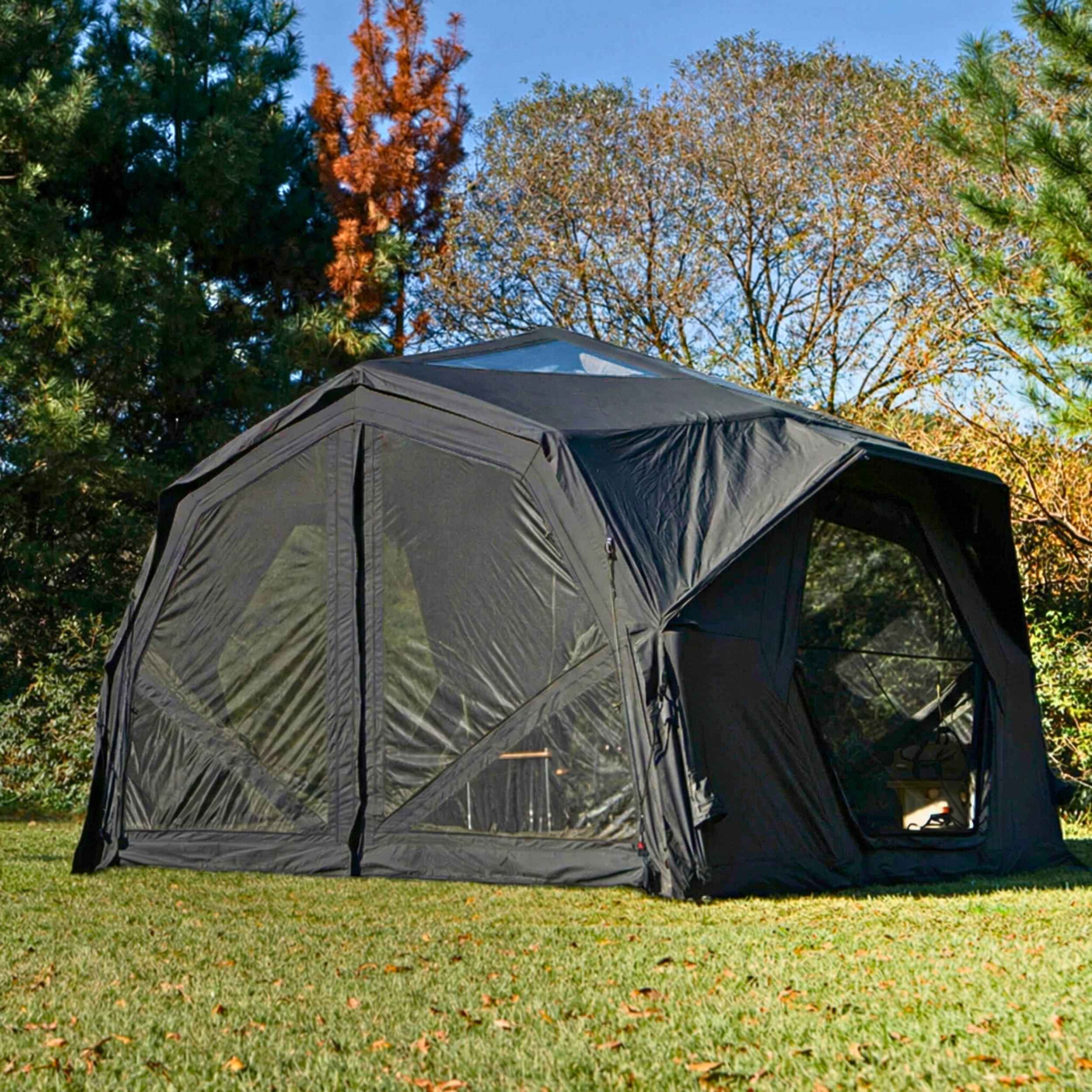 Coody Hub Pro Black - Inflatable Tent for Camping (2-6 Person)