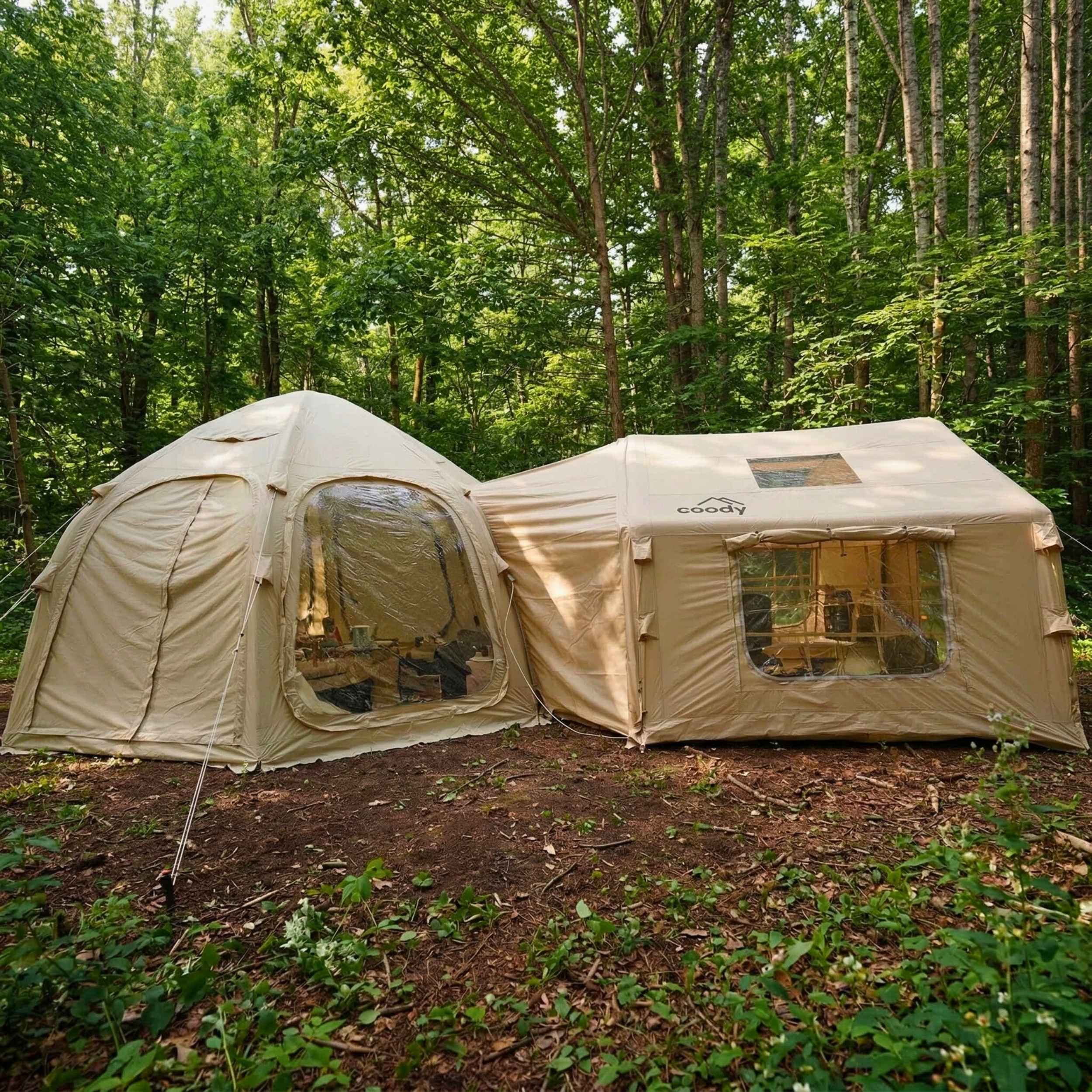 Conector Coody Aurora Dome-a-Tent (17.2, 13.6, Hub, 10) - Beige