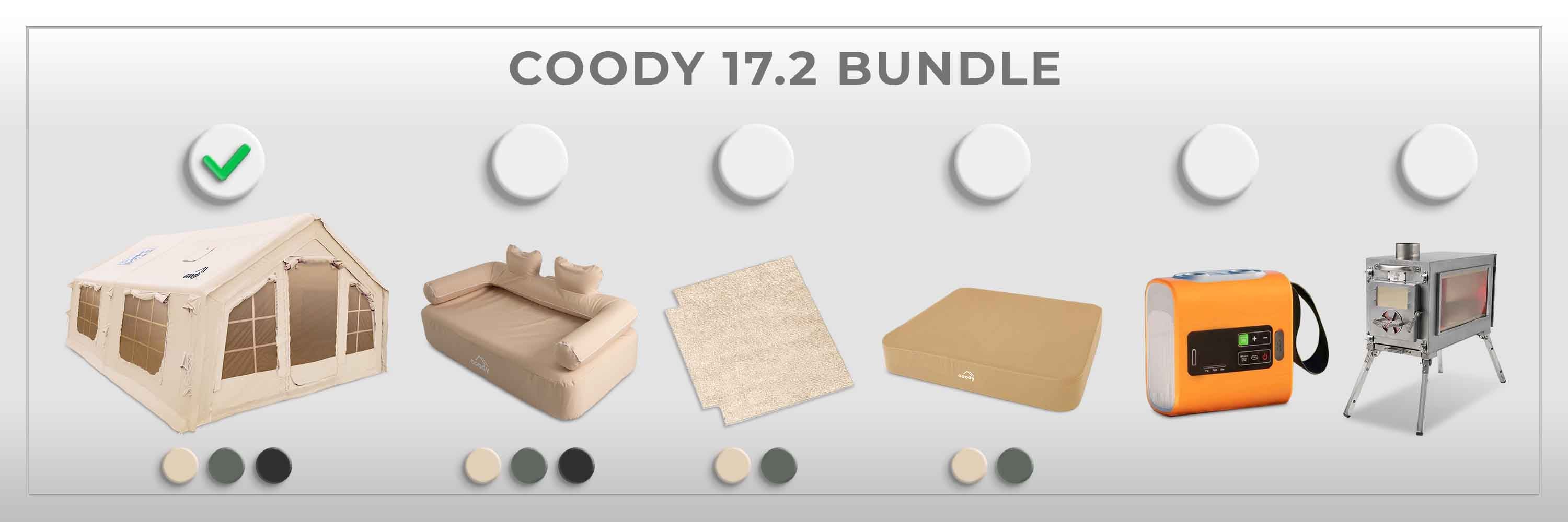 Coody Familia AirTent 17.2 Bundle