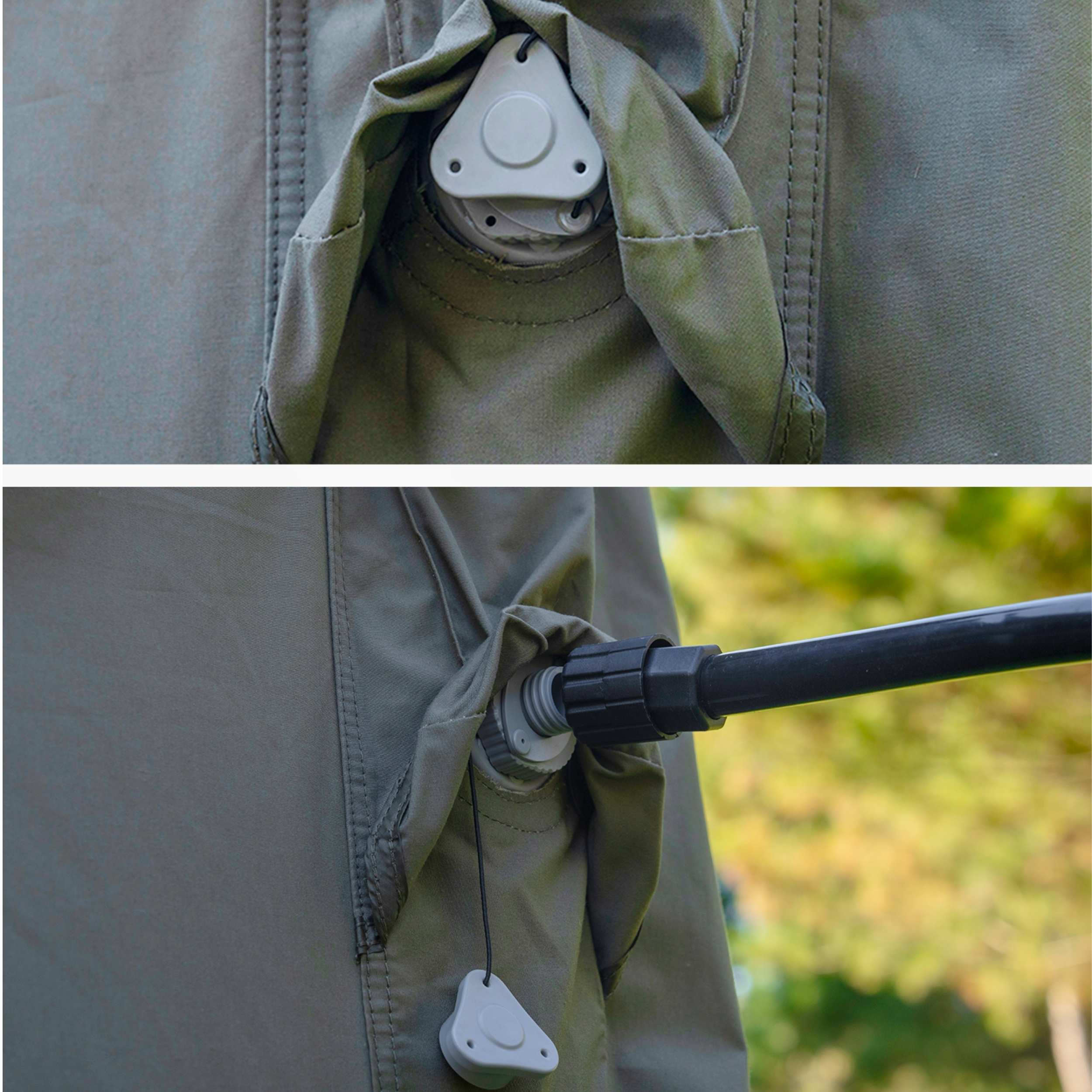 Coody Hub Pro Forest Green- Inflatable Tent for Camping (2-6 Person)