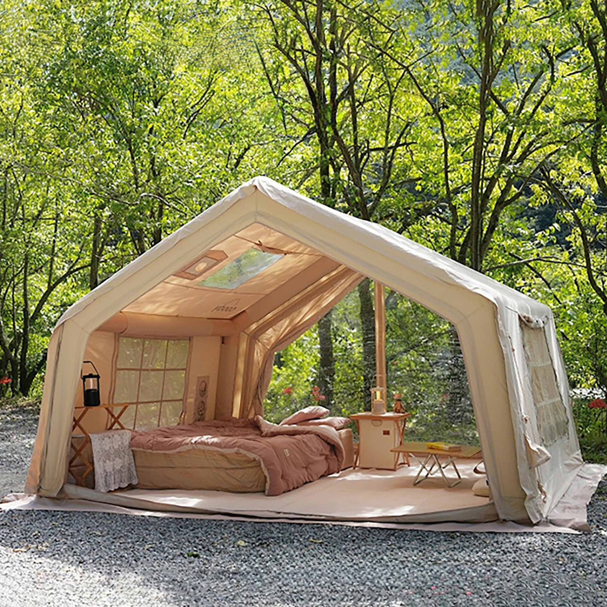 Coody 10.0 Air Tent Beige (2-4 Person) + Carpet + Ground Sheet