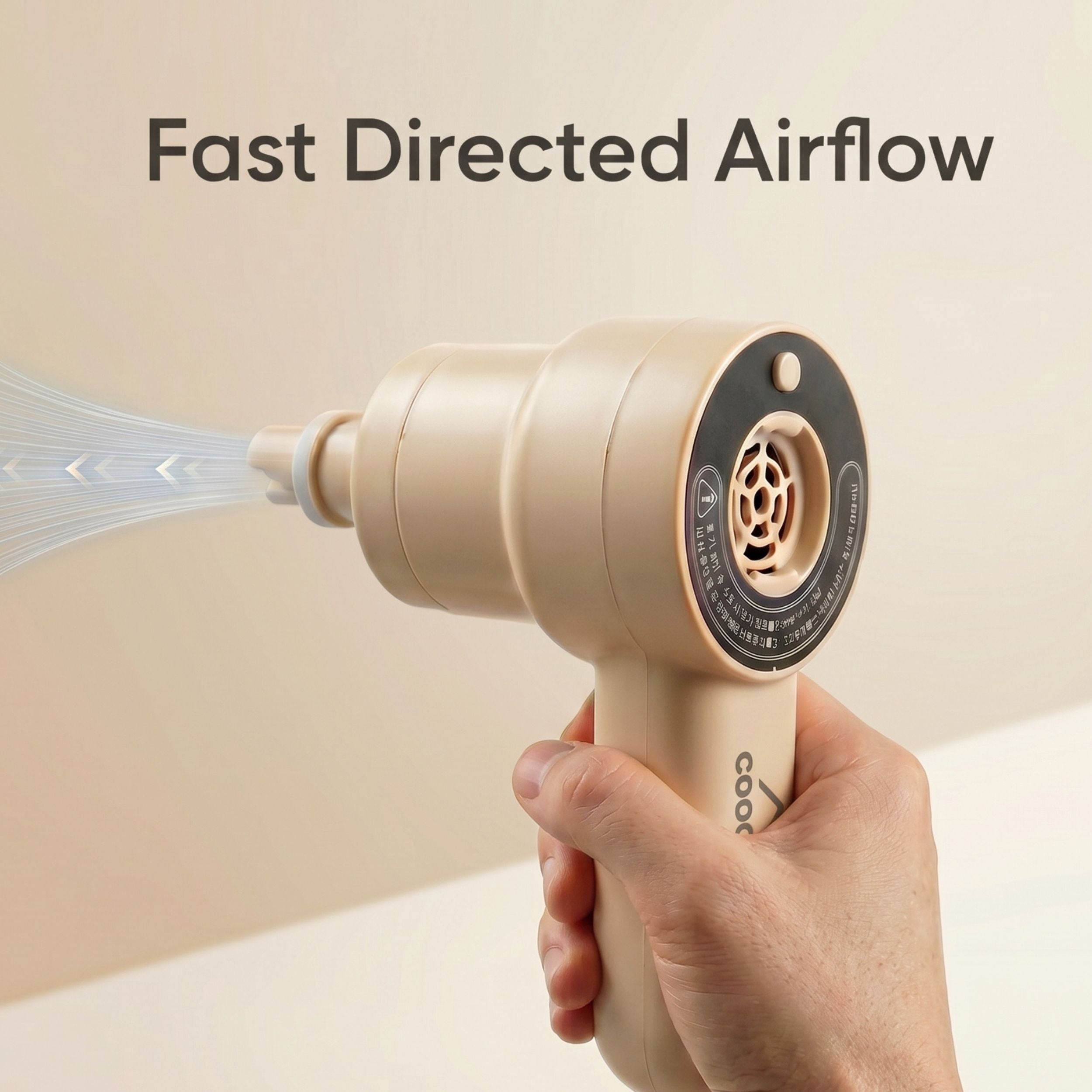 Coody Air Pump GR-119P, Portable Air Pump for Coreo Air Mattress, 3 Nozzles, Up to 2 PSI