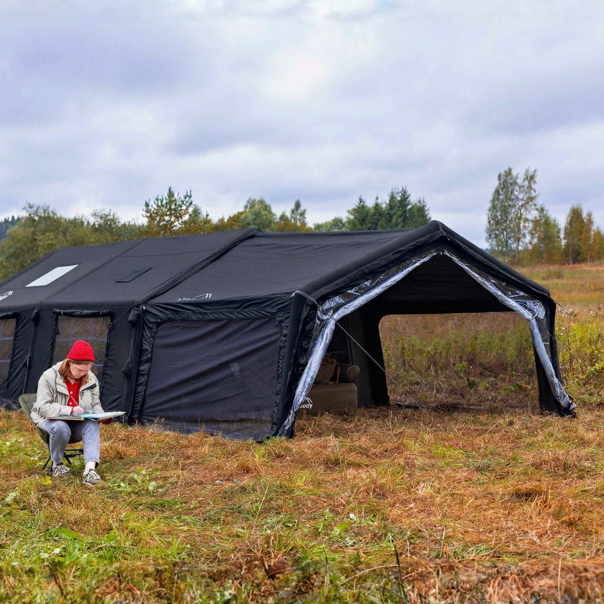 Coody AirTarp Black - Inflatable Canopy for Tent 17.2, 13.6, Hub, 10.0