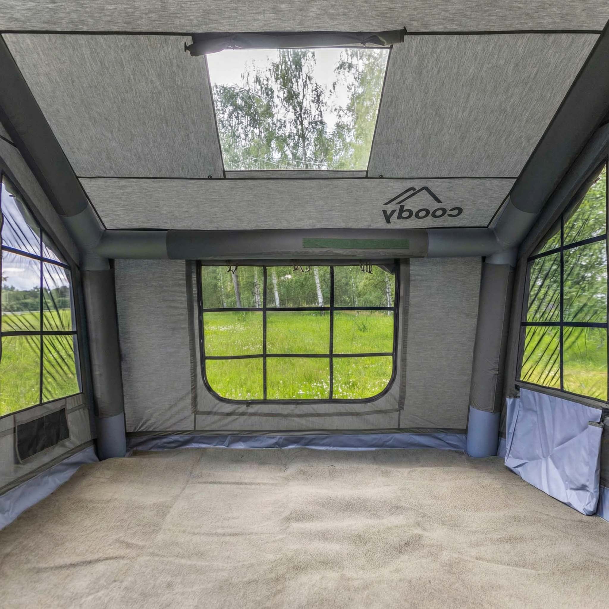 Coody 8.0 Air Tent Gray - Inflatable Tent House for Camping (1-4 Person)