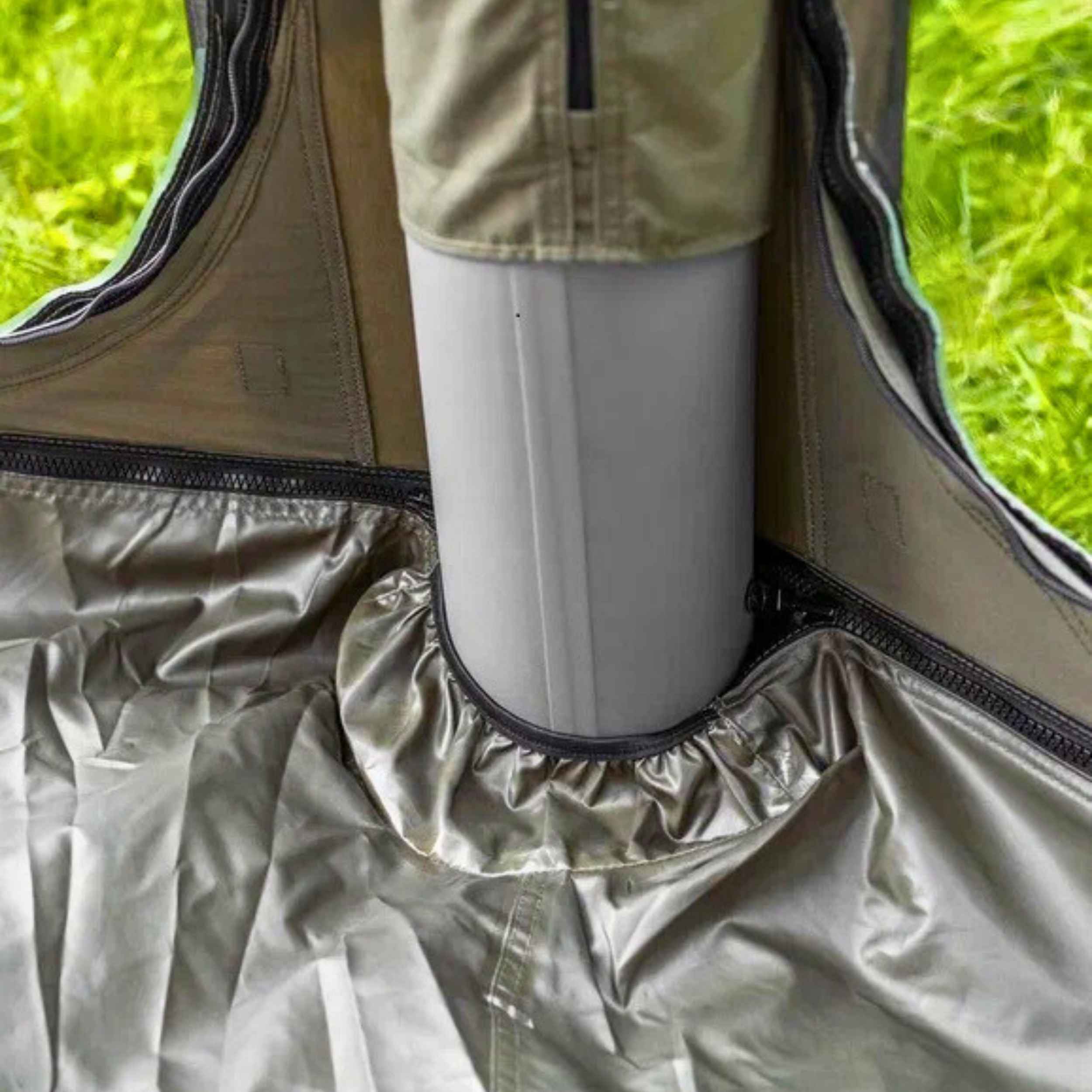 Refugio inflable Coody Aurora Dome Green para 2 a 4 personas
