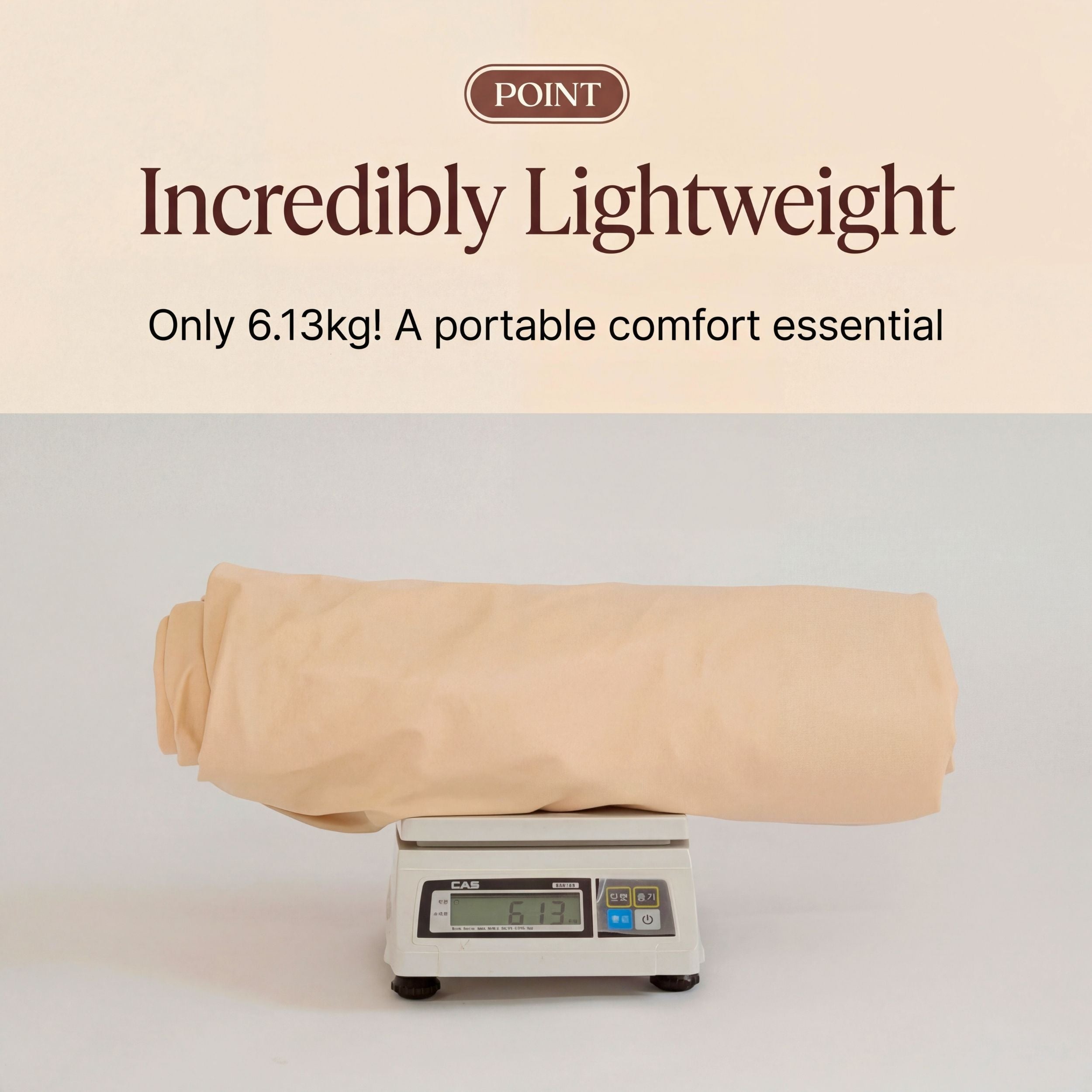 Coody Coreo Air Mattress Queen (150 × 200 × 35 cm) – Structured Air Block Inflatable Bed, Compact Pack Design