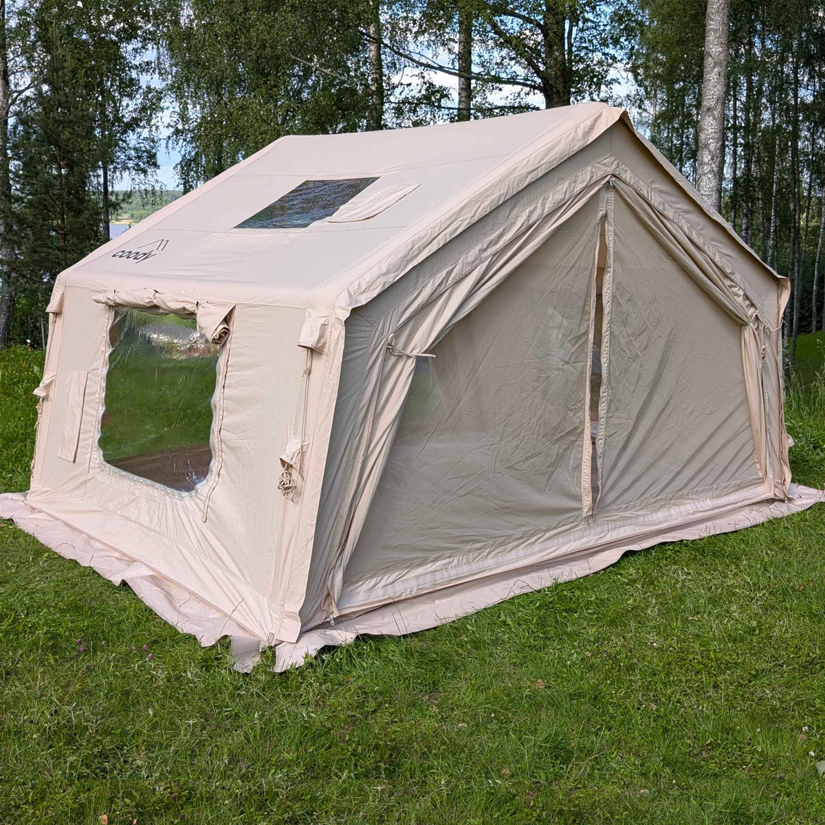 Coody 10.0 Air Tent Beige (2-4 Person) + Carpet + Ground Sheet