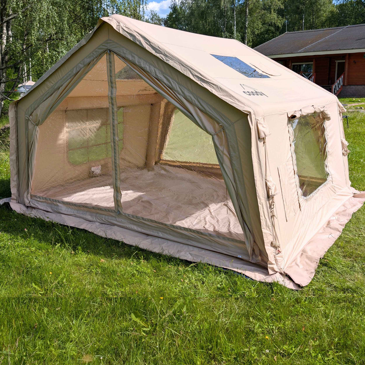 Coody 10.0 Air Tent Beige (2-4 Person) + Carpet + Ground Sheet