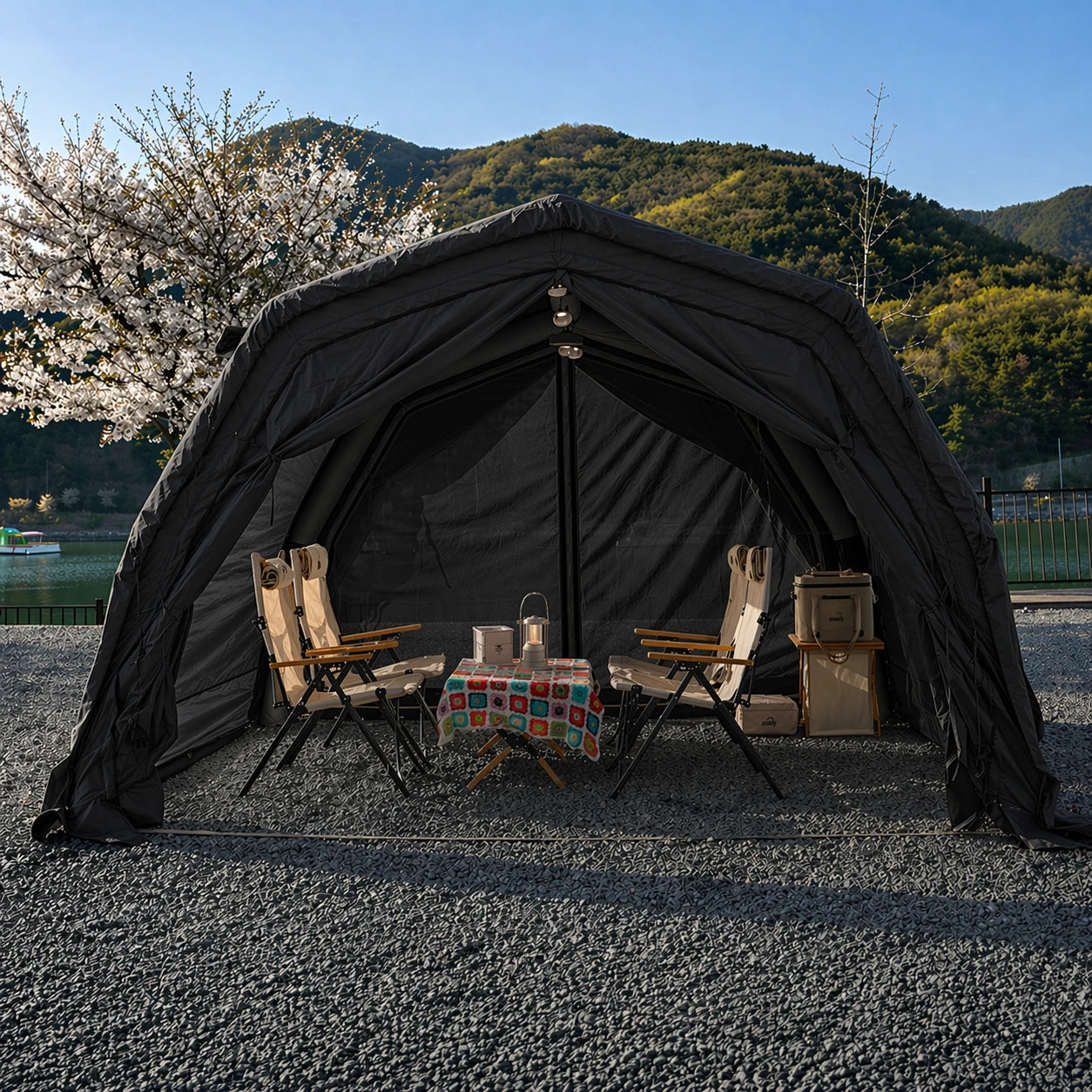 Coody AirTarp Pro Inflatable Canopy Extension for 17.2 Pro, 10.0 Pro & Hub Pro AirTents – Black
