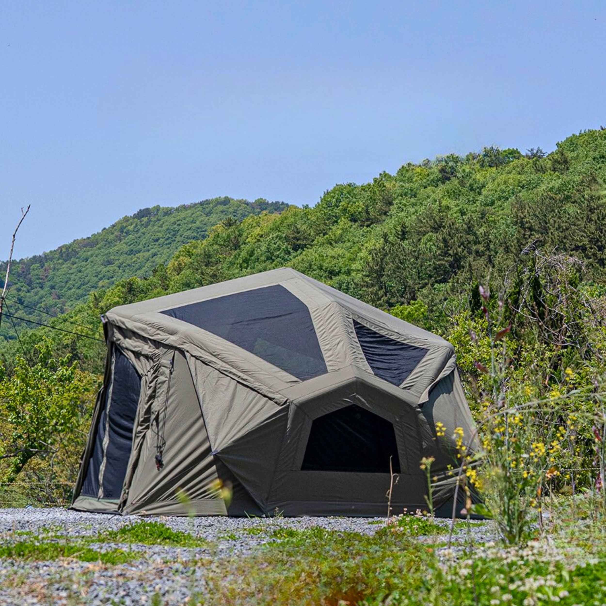 Coody Bestona Forest Green Inflatable Tent for Camping (2-4 person)