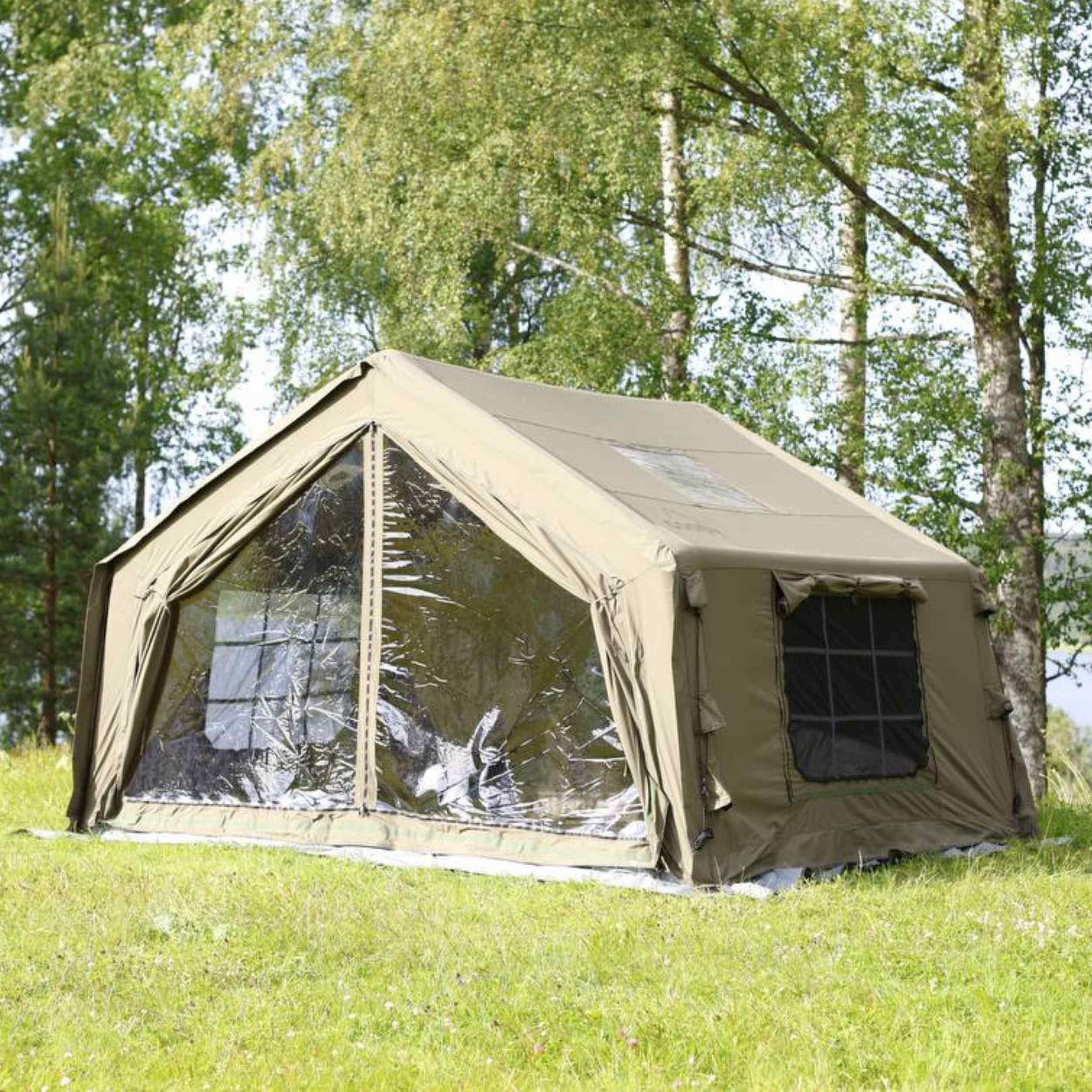 Coody 10.0 Forest Green Inflatable Tent House for Camping (2-4 Person)