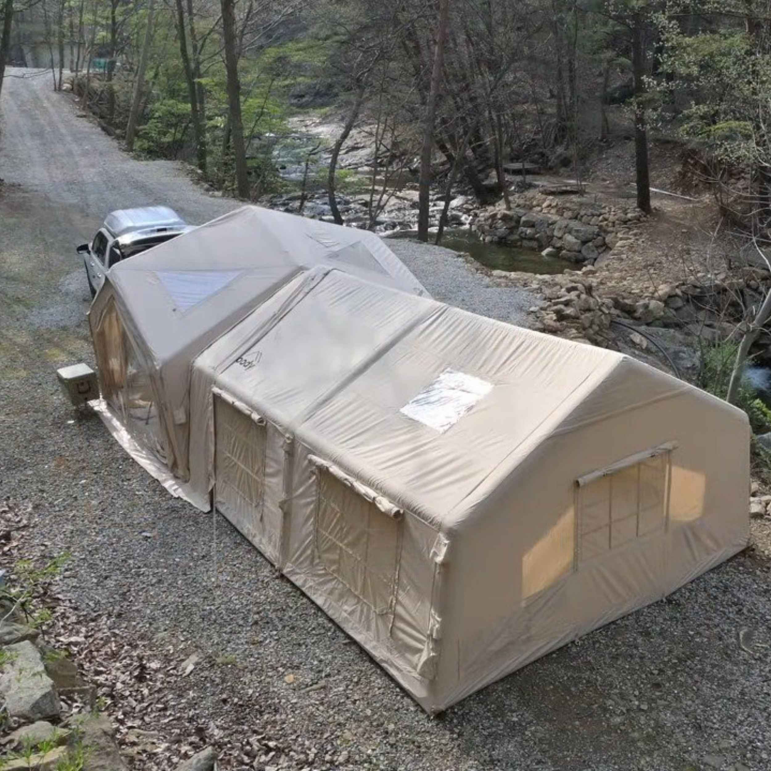 Connecteur de tente Coody (beige) – pour 17.2, 13.6, Hub, 10.0