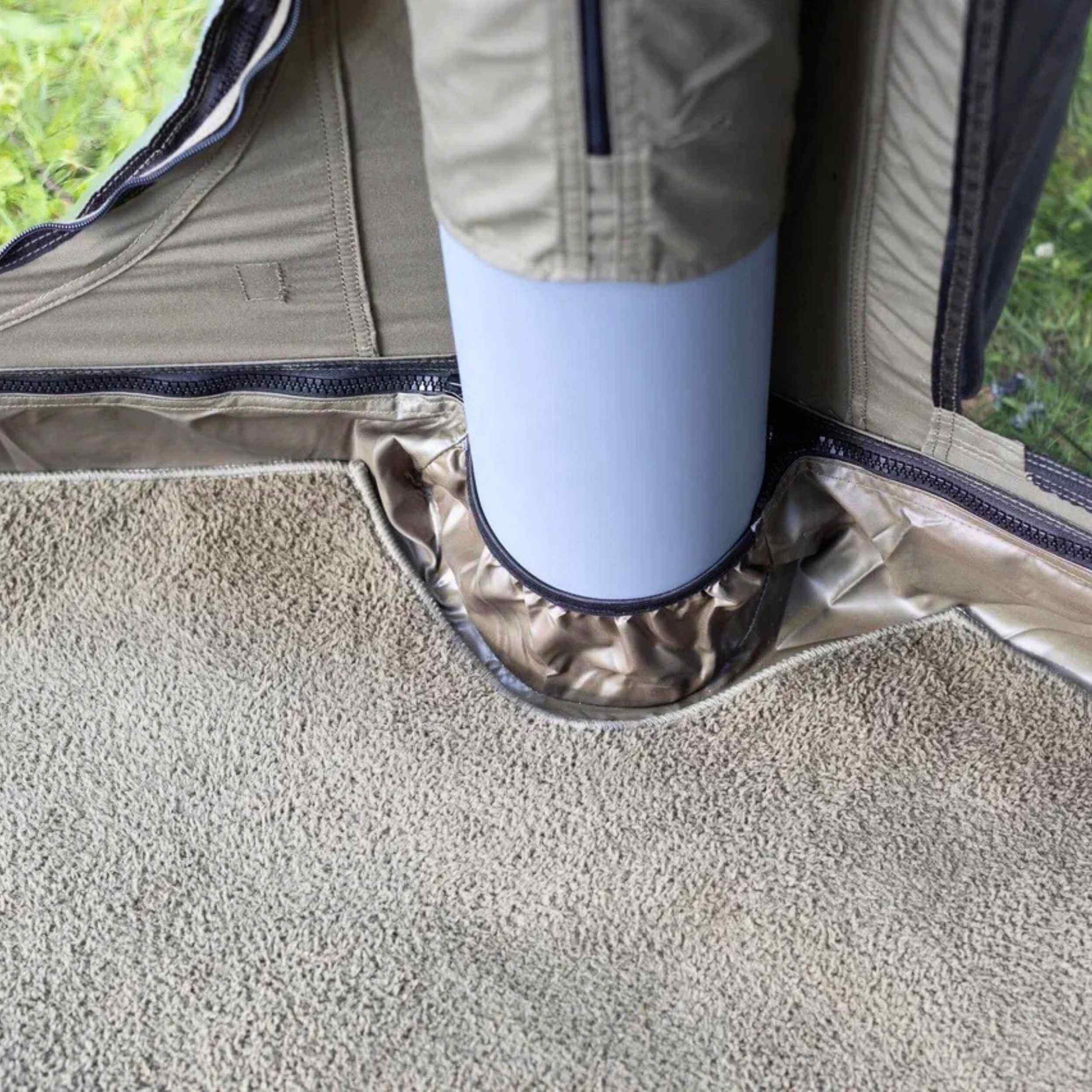 Alfombra Coody: diseñada a medida para la tienda de campaña Coody Aurora Dome (verde bosque)