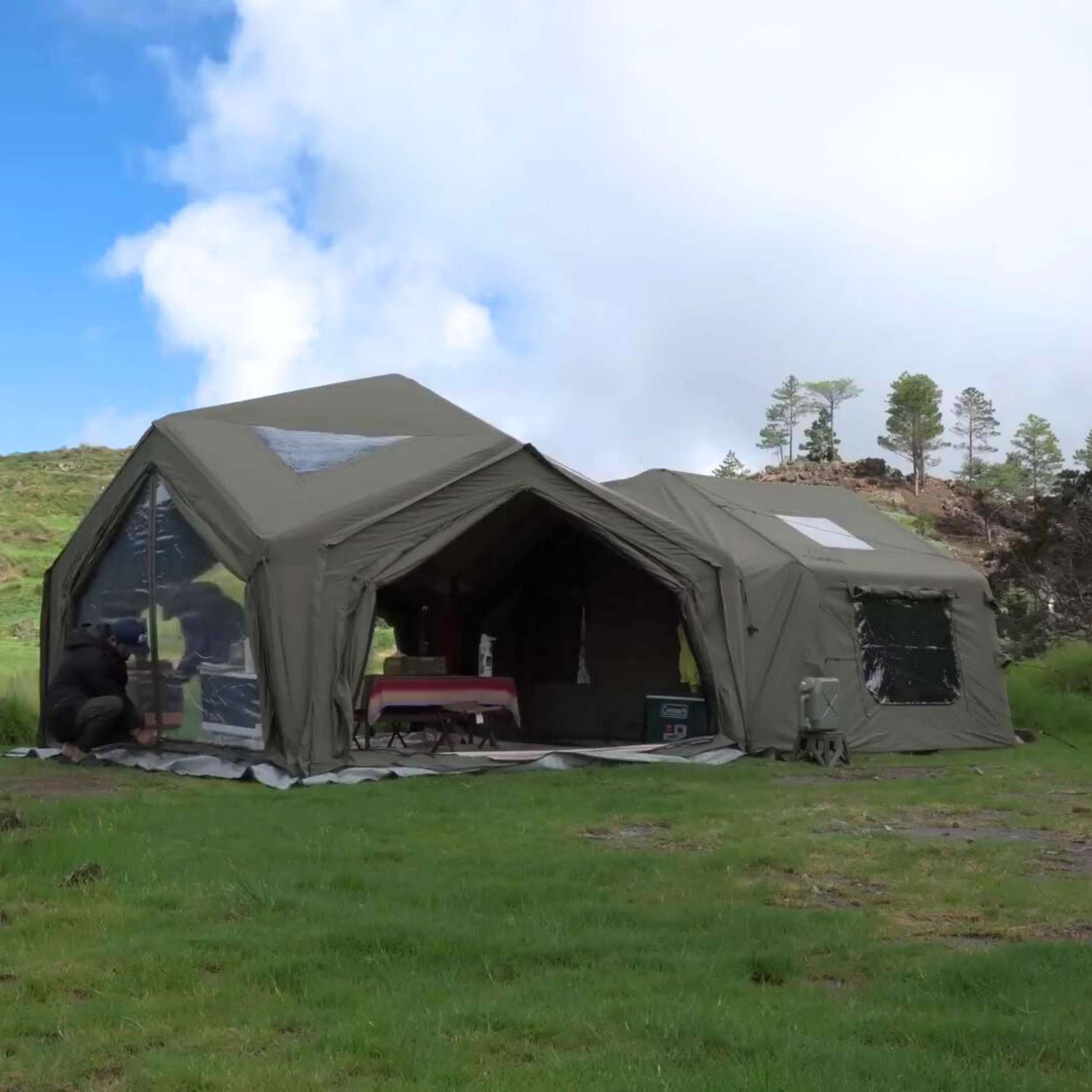 Coody (Forest Green) Universal Tent-to-Tent Connector