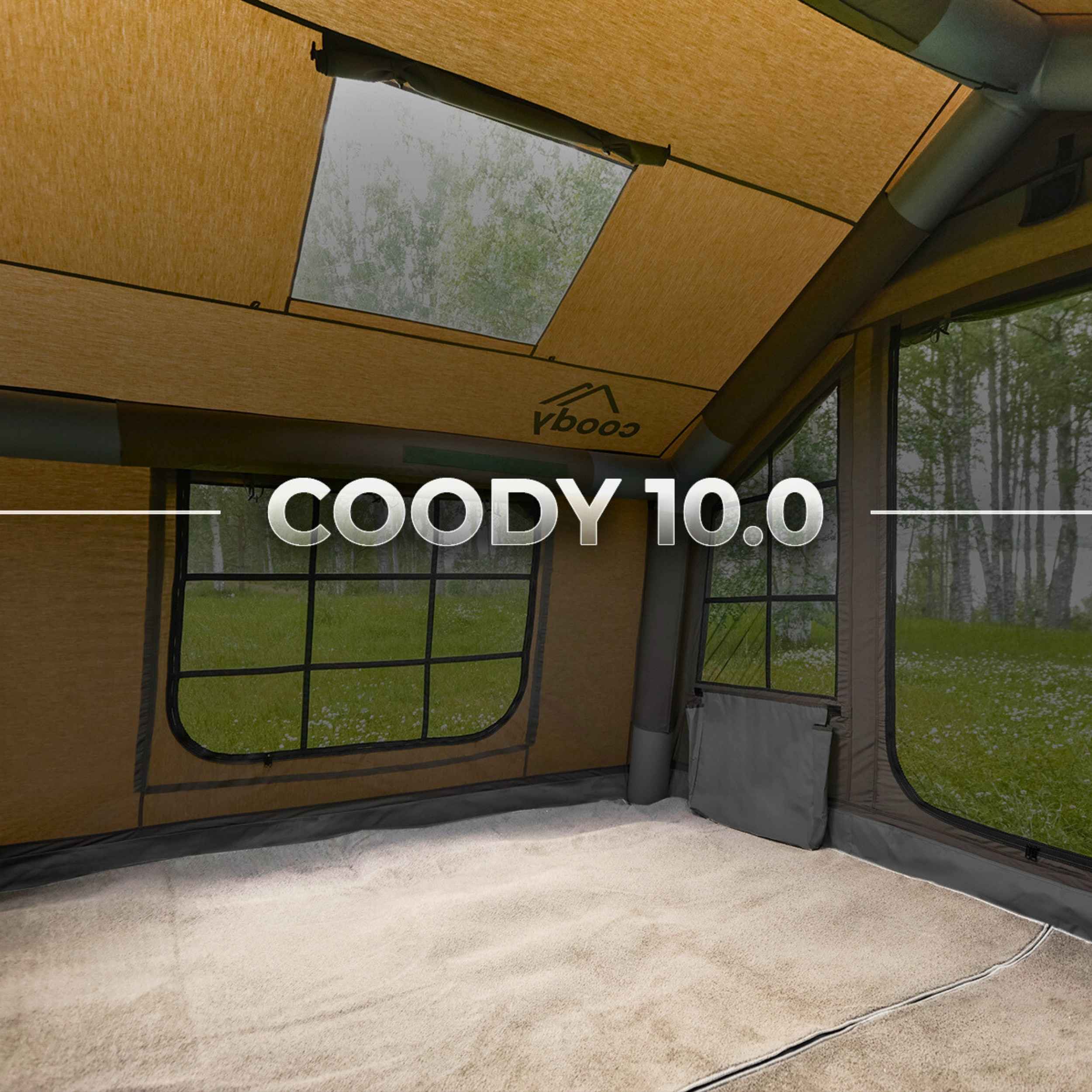 Coody Carpet – Tailored for Coody 10.0 Tent (Forest Green)