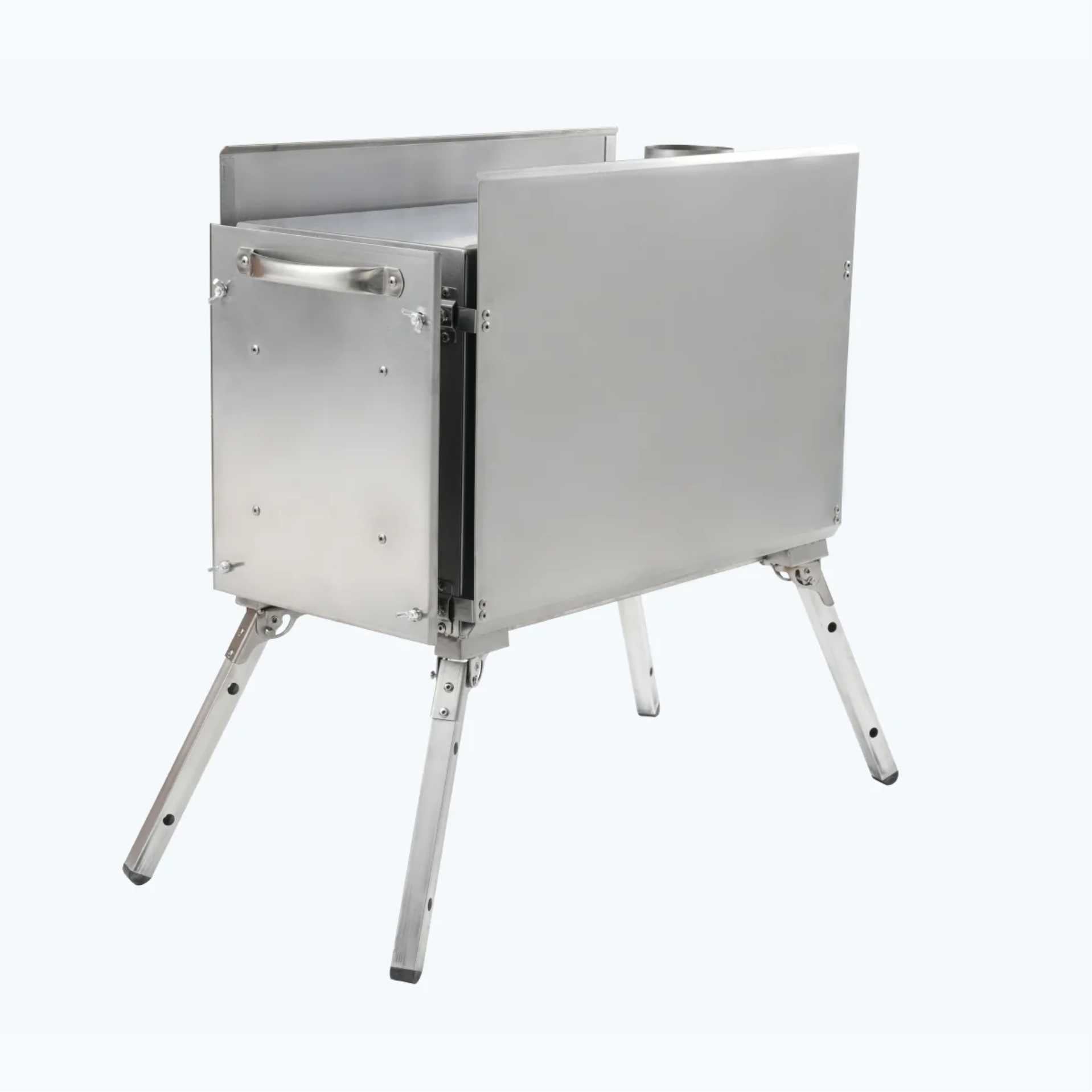 Estufa de leña mediana con cristal ignífugo "Caminus M"