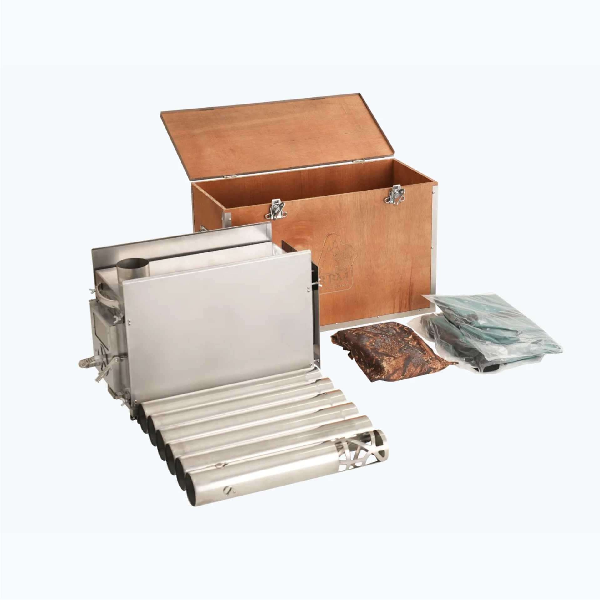 Medium Wood Stove With Fire-Resistant Glass "Caminus M"