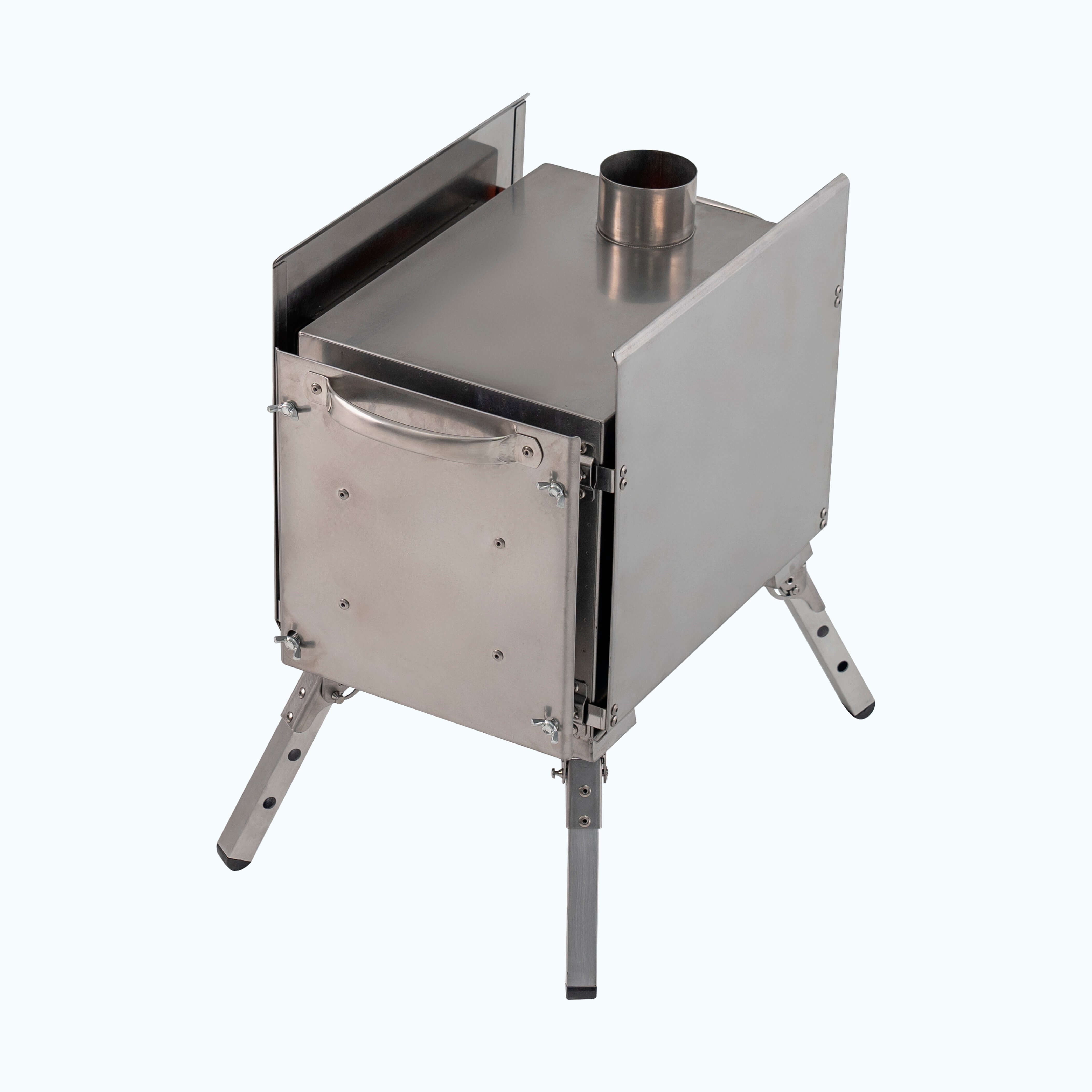 RBM Outdoors Wood Stove With Fire-Resistant Glass "Caminus S"