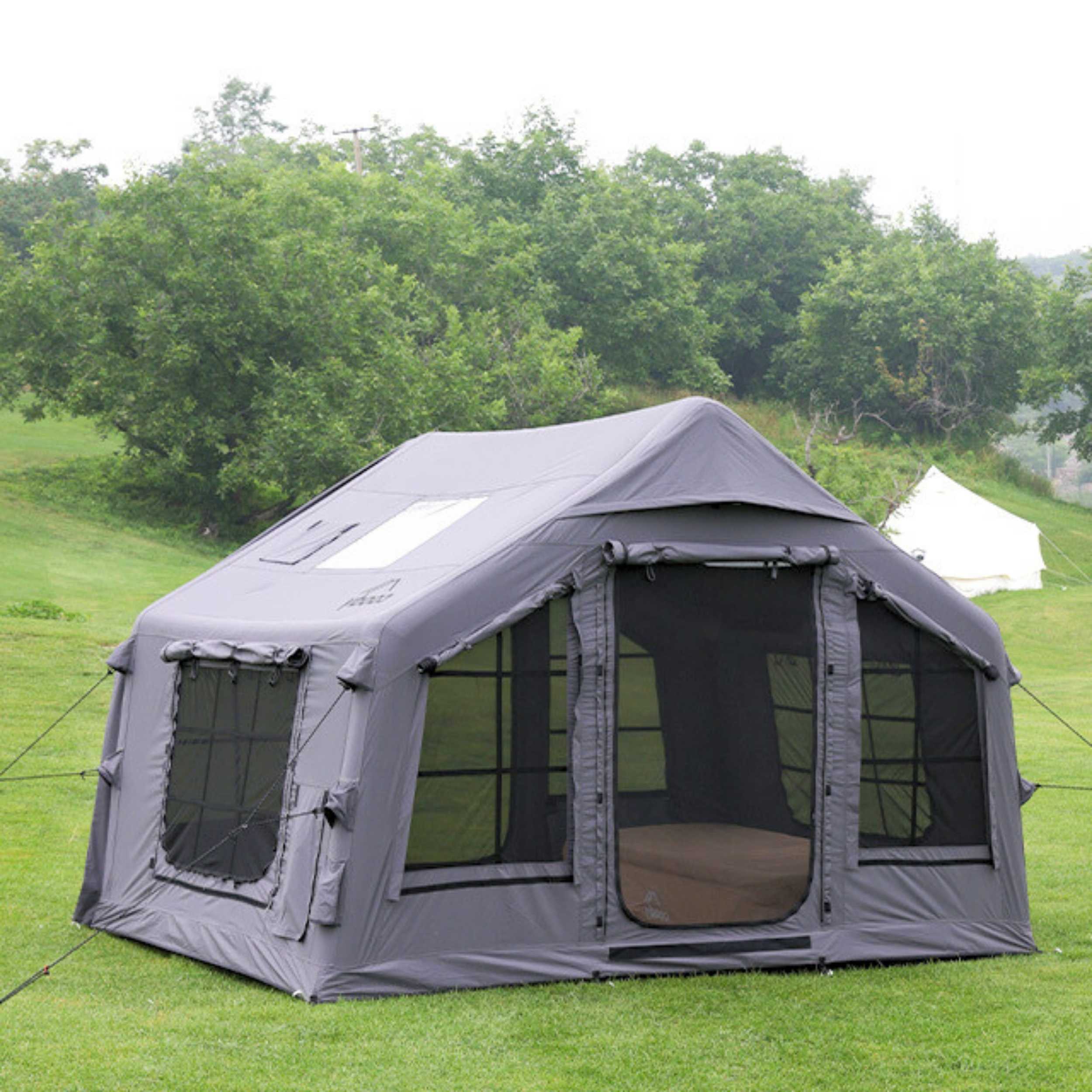 Coody 8.0 Air Tent Gray - Inflatable Tent House for Camping (1-4 Perso