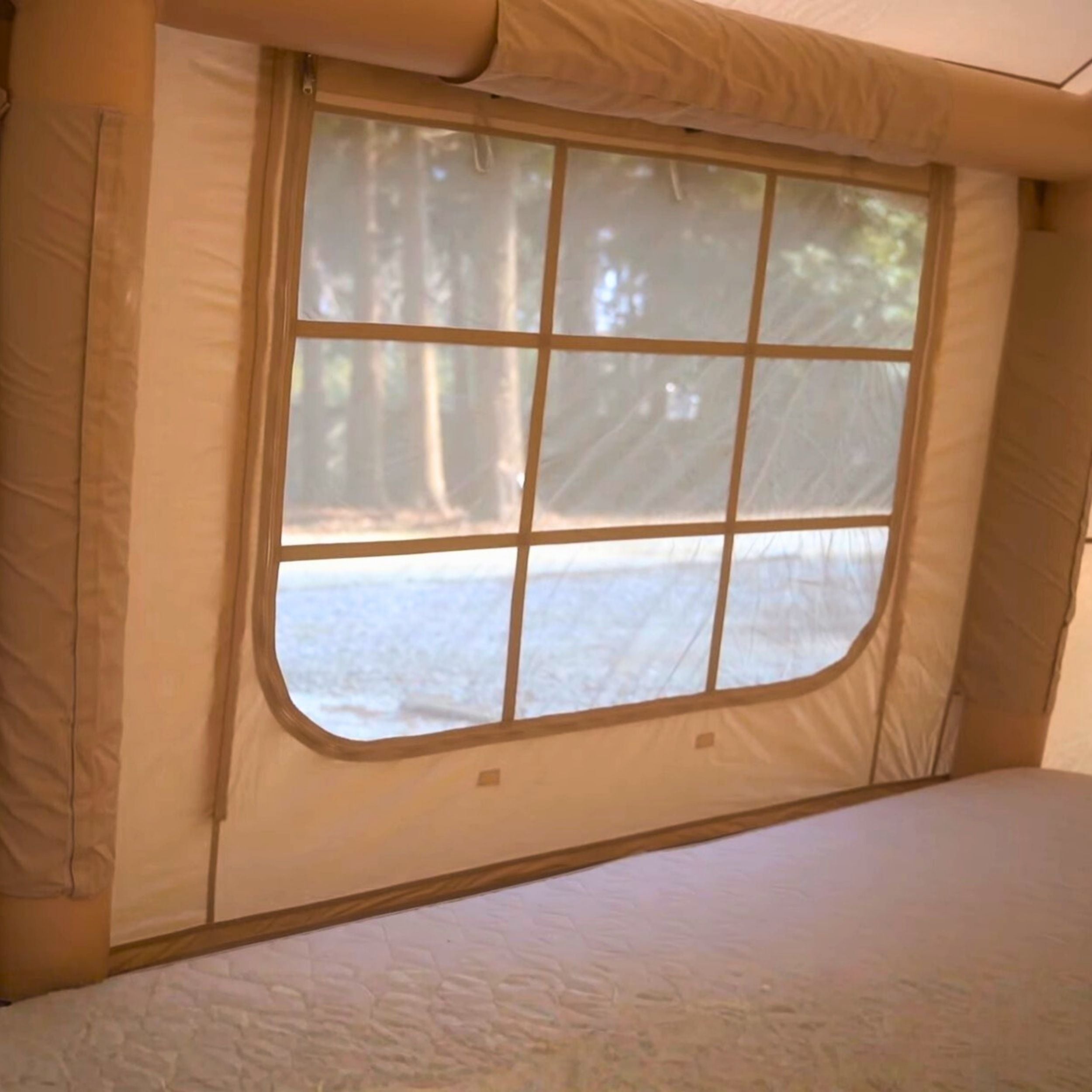 Coody Familia AirTent 17.2 Beige Inflatable Tent House for Camping (2-10 Person)