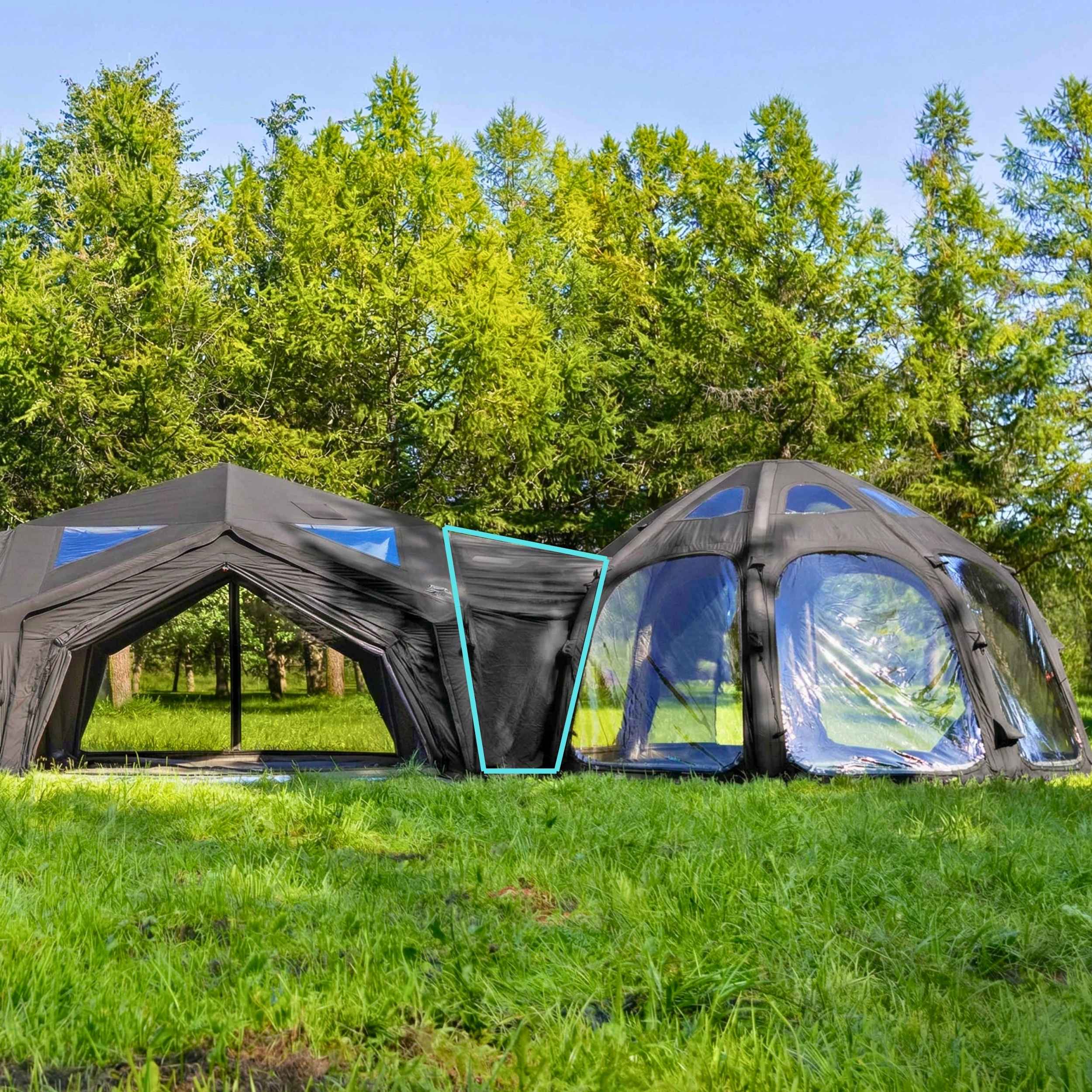 Coody Tent Connector Dome+3.6 (Black) - for Aurora Dome-to-Tent(17.2, 13.6, Hub, 10)