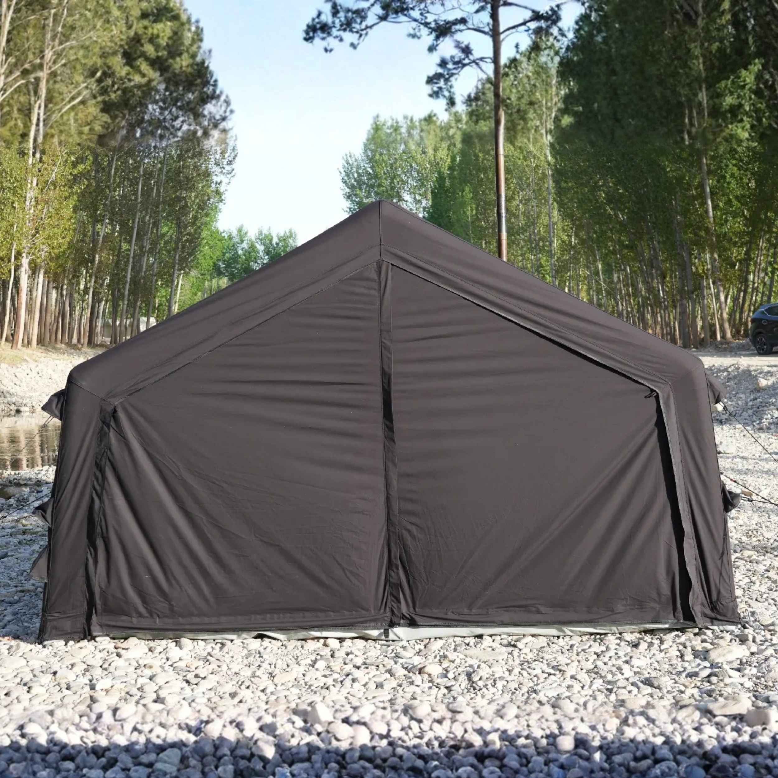 Coody Familia AirTent 17.2 Black Inflatable Tent House for Camping (2-10 Person)