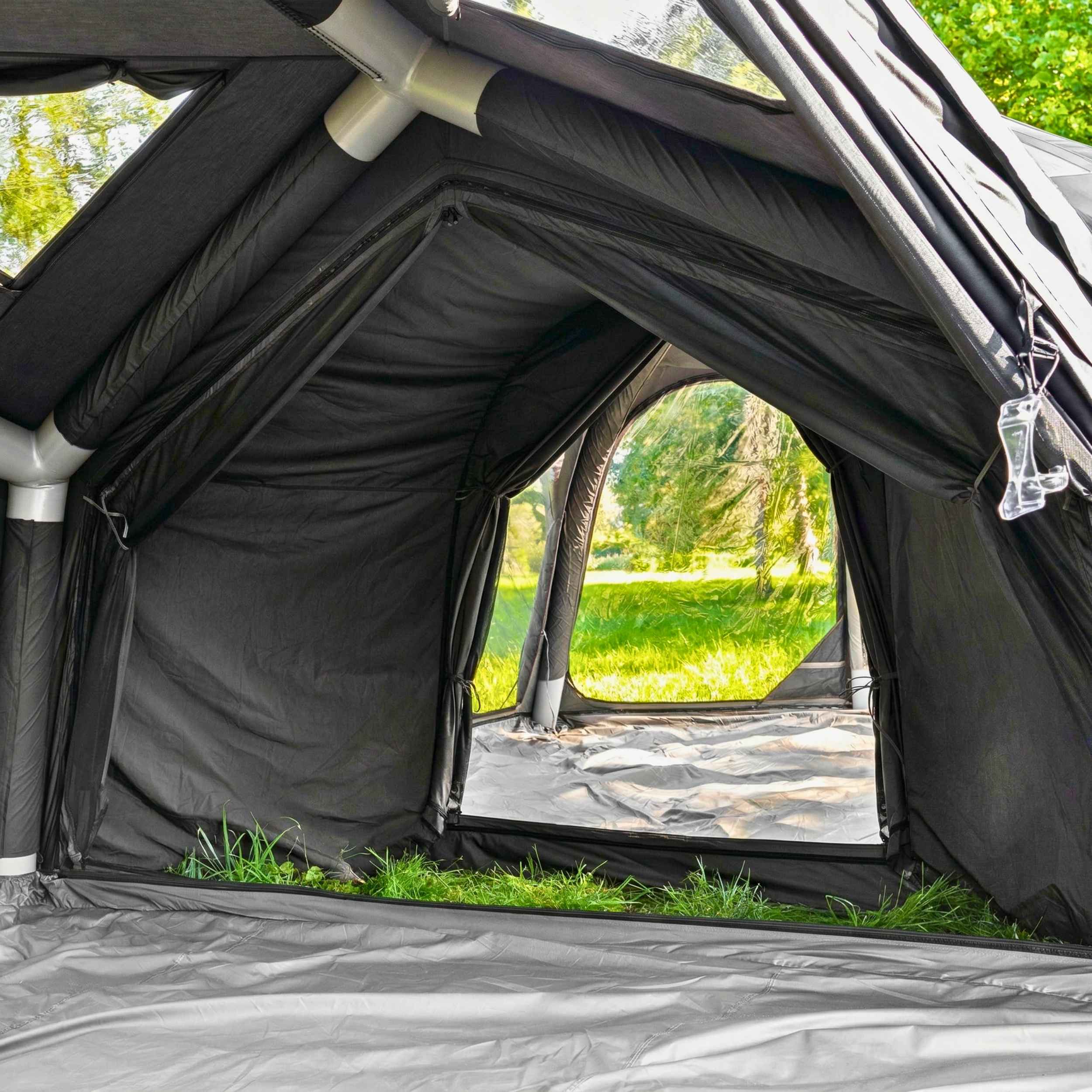 Coody Tent Connector Dome+3.6 (Black) - for Aurora Dome-to-Tent(17.2, 13.6, Hub, 10)