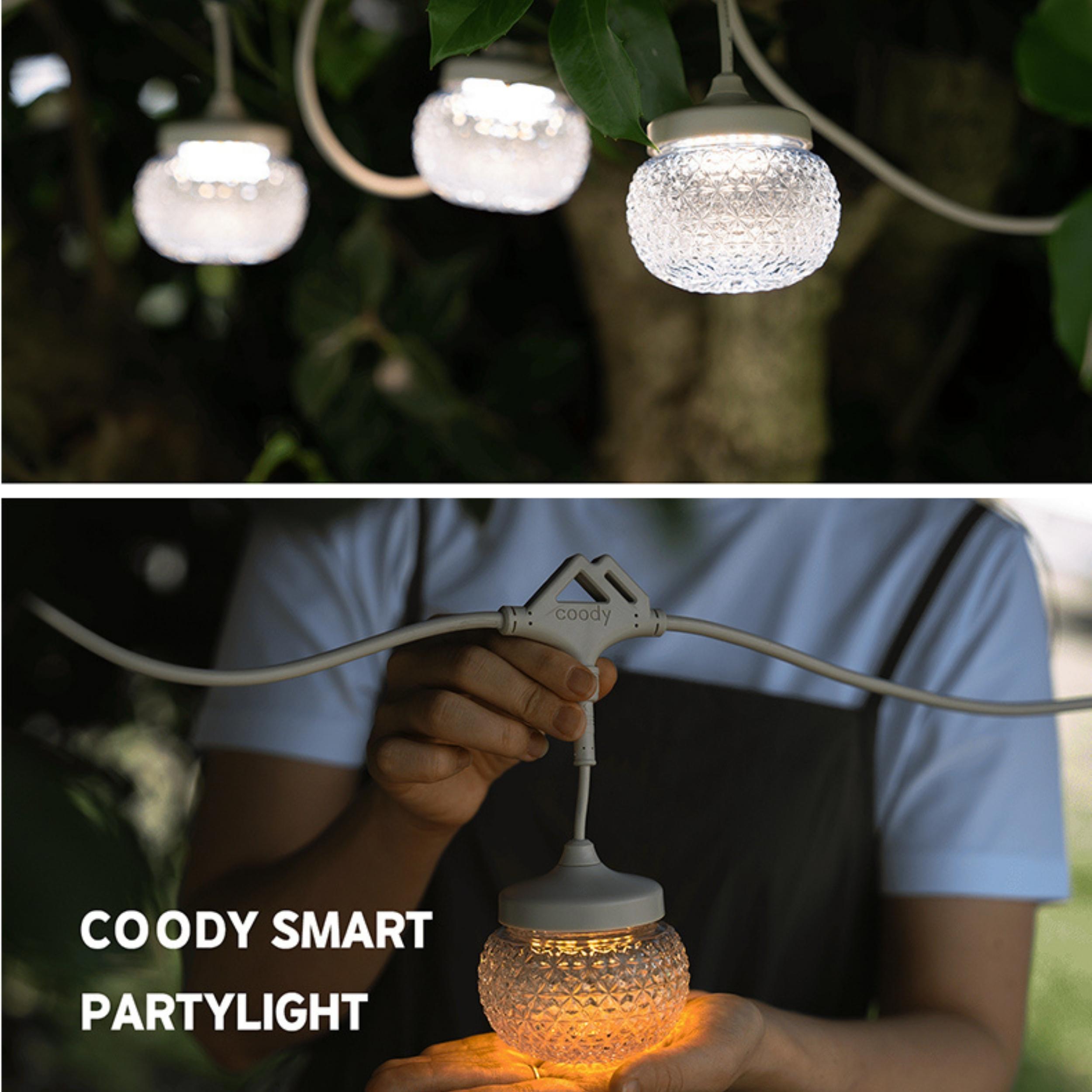 Coody Glowna SL-7 Modular 7-Light LED Camping String Light