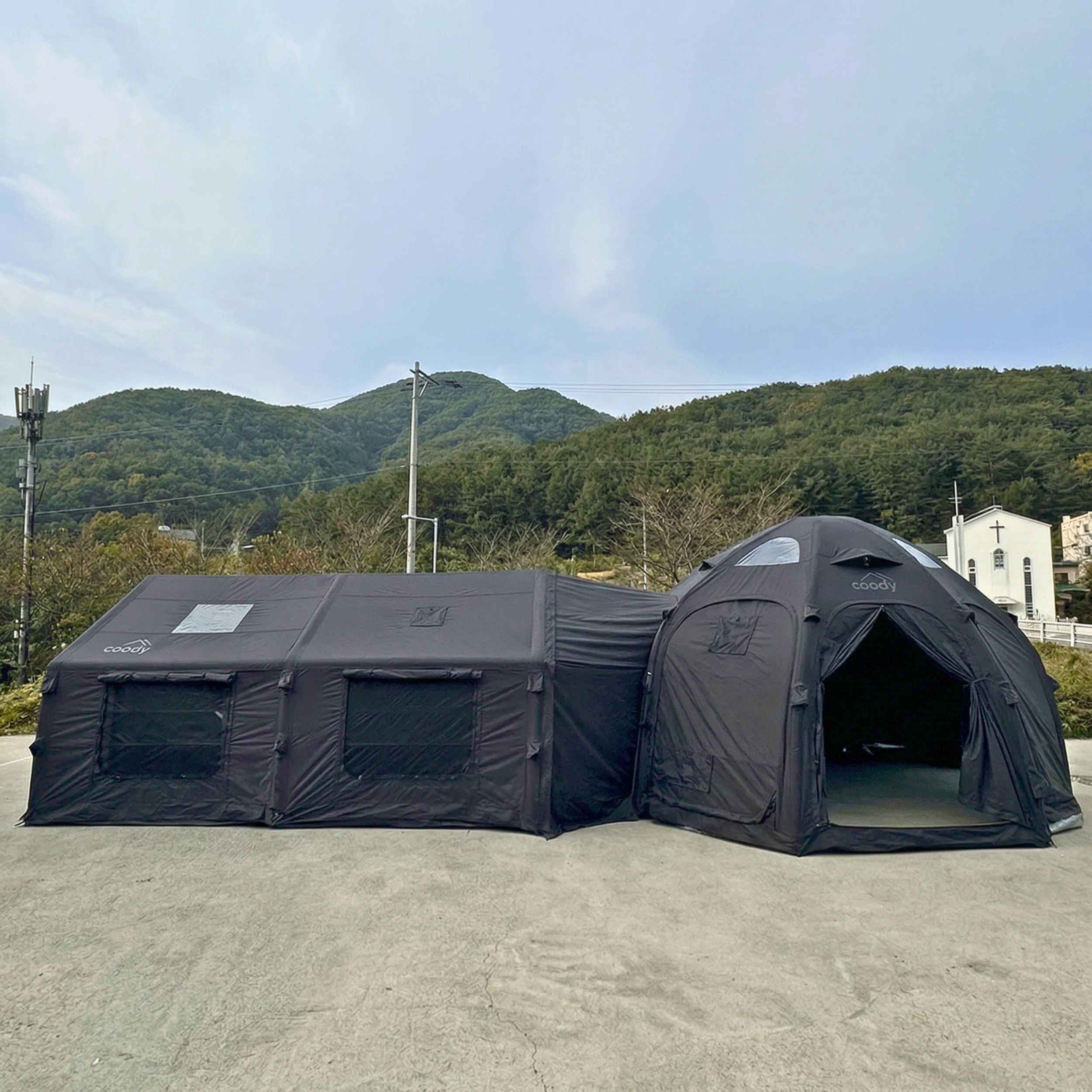 Connecteur Coody Aurora Dôme-Tente (17,2 x 13,6 x Hub x 10) - Beige