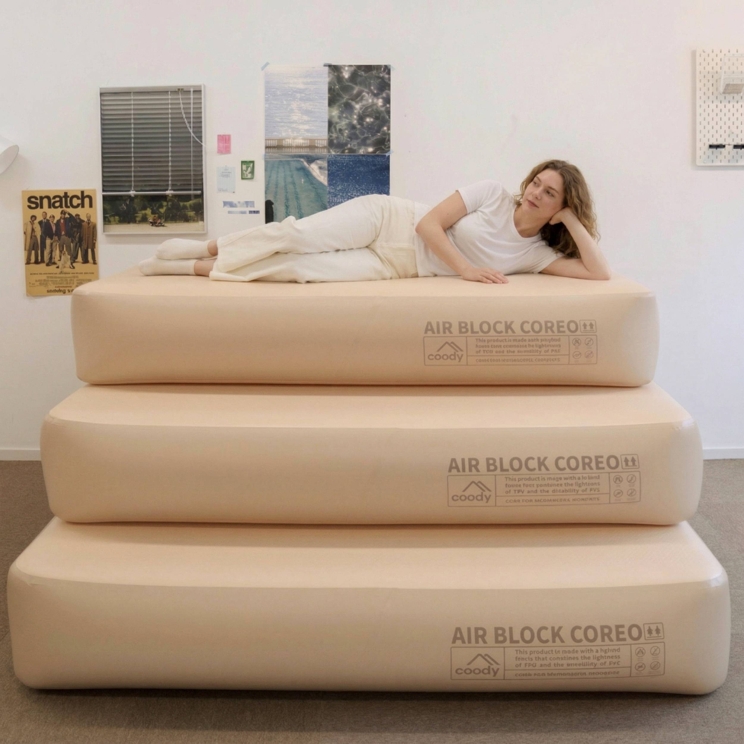 Coody Coreo Air Mattress King (180 × 200 × 35 cm) – Structured Air Blo