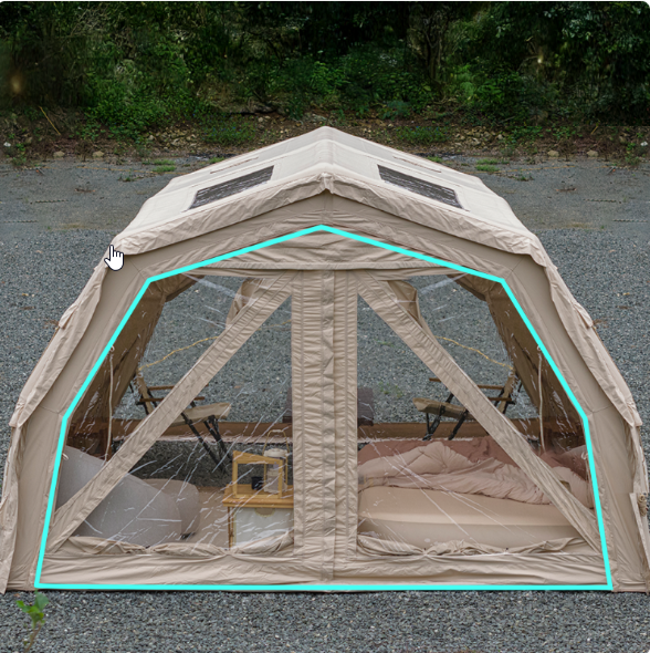 TPU Door Beige for tent Coody 17.2 Pro