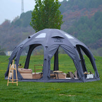 Refugio inflable Coody Aurora Dome negro para exteriores (2-4 personas)