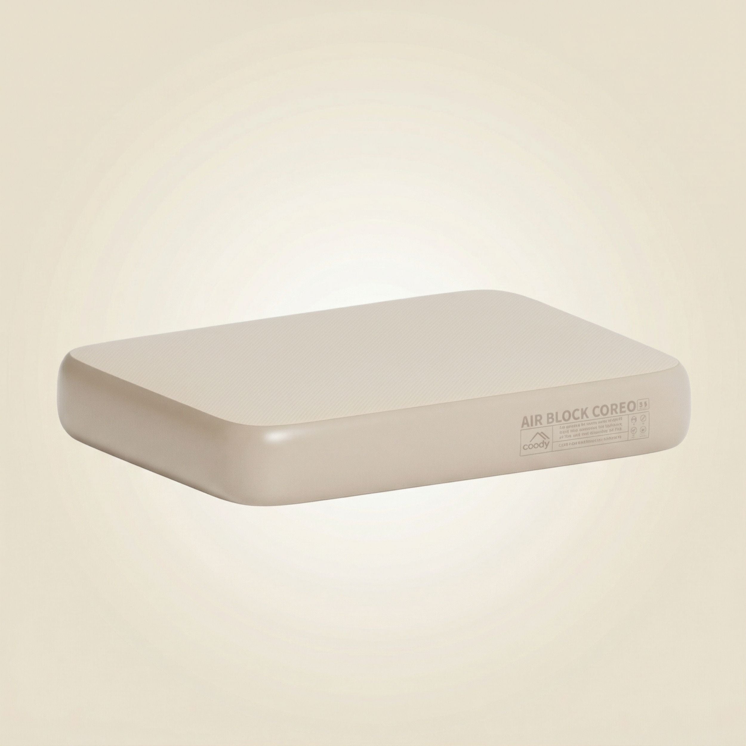 Coody Coreo Air Mattress Queen (150 × 200 × 35 cm) – Structured Air Block Inflatable Bed, Compact Pack Design