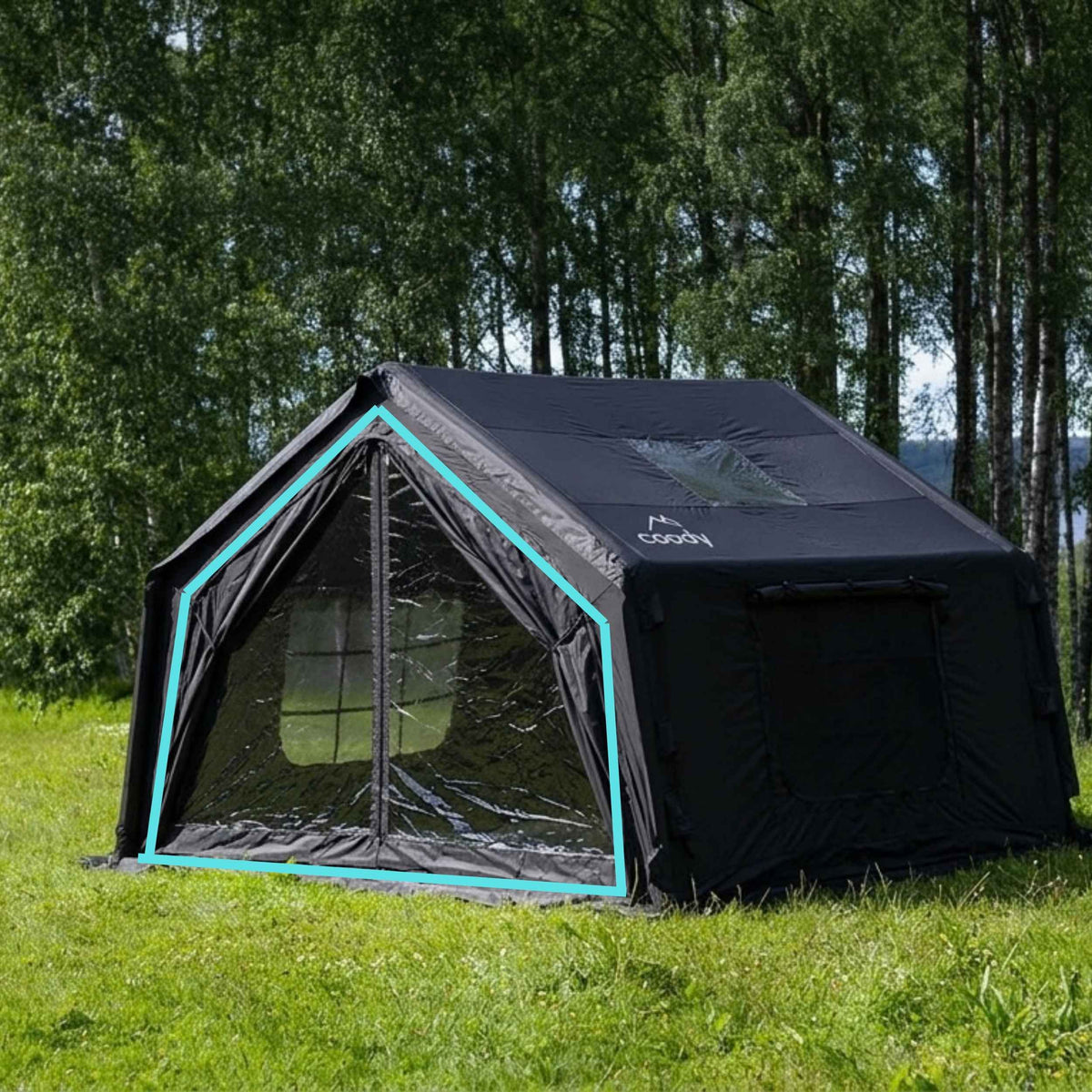 TPU Door Black for tent Coody 17.2, 13.6, 10.0, Hub
