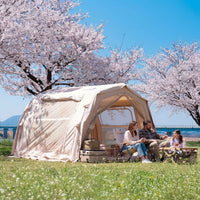 Coody 10.0 PRO Beige Premium Family Inflatable Canvas Tent (2-4 Person)