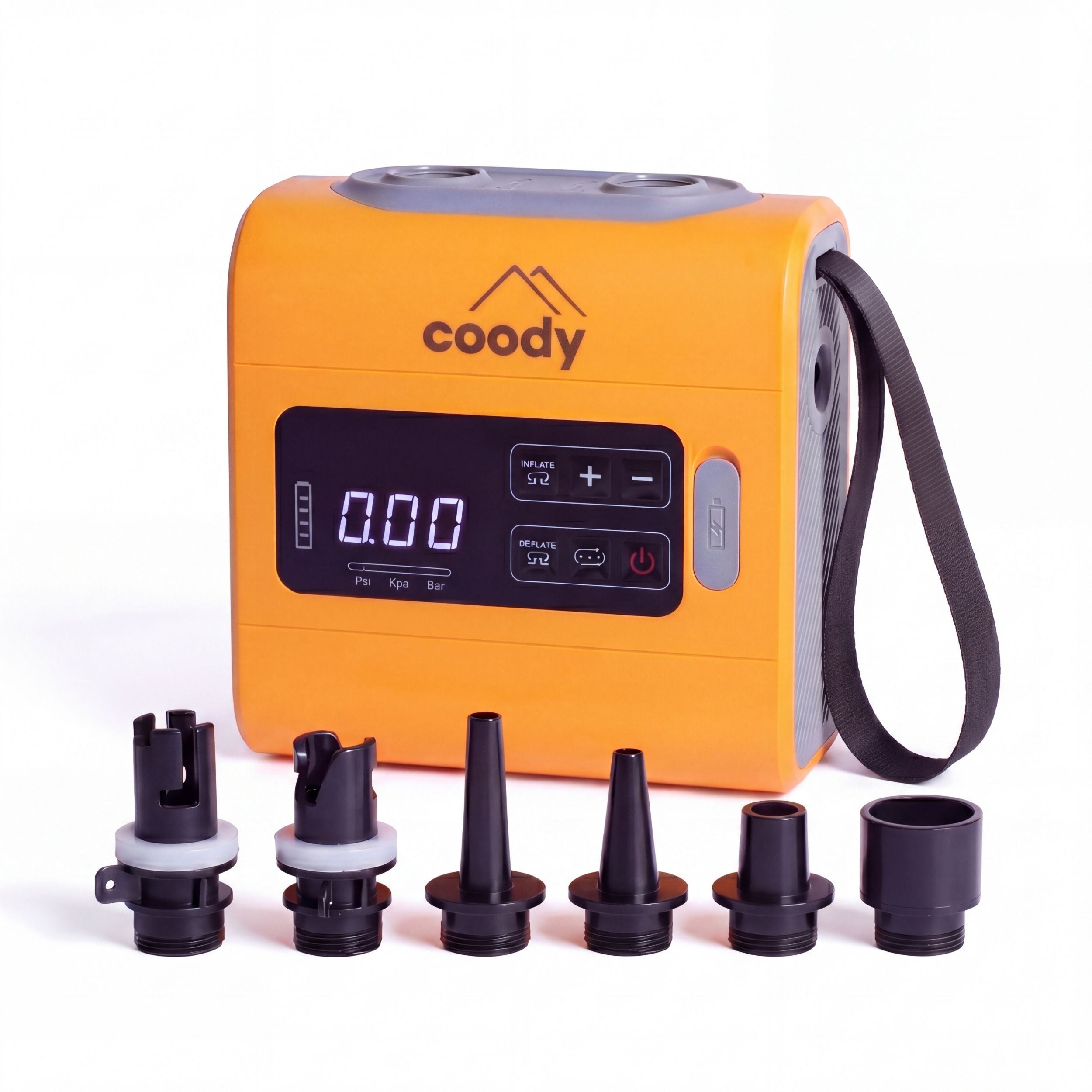 Coody Familia AirTent 17.2 PRO Black (2-10 Person)+Electric Pump+TPU Door Black+Ground Sheet
