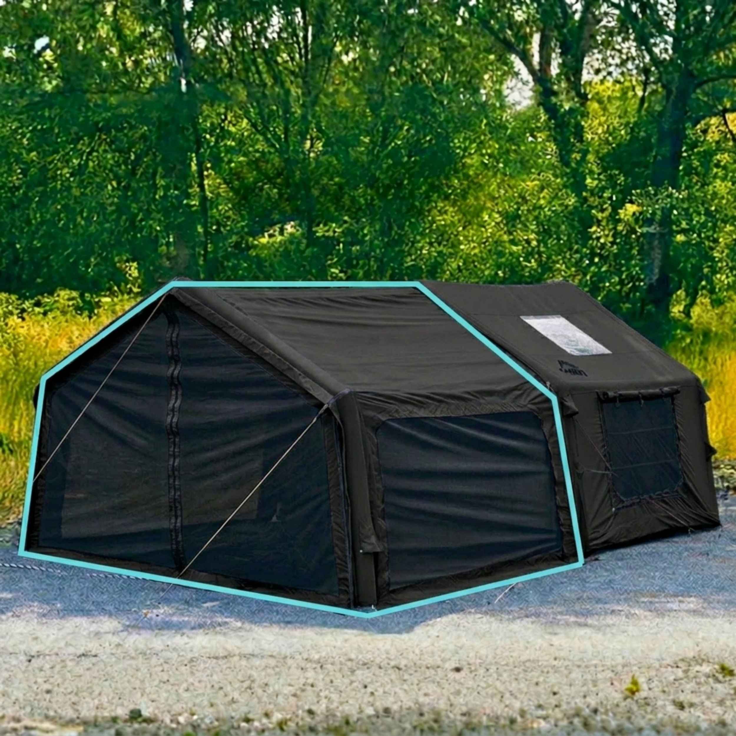 テント・タープ canopy Dome start package Coody AirTarp Inflatable Canopy Extension for 8.0 AirTents – Black