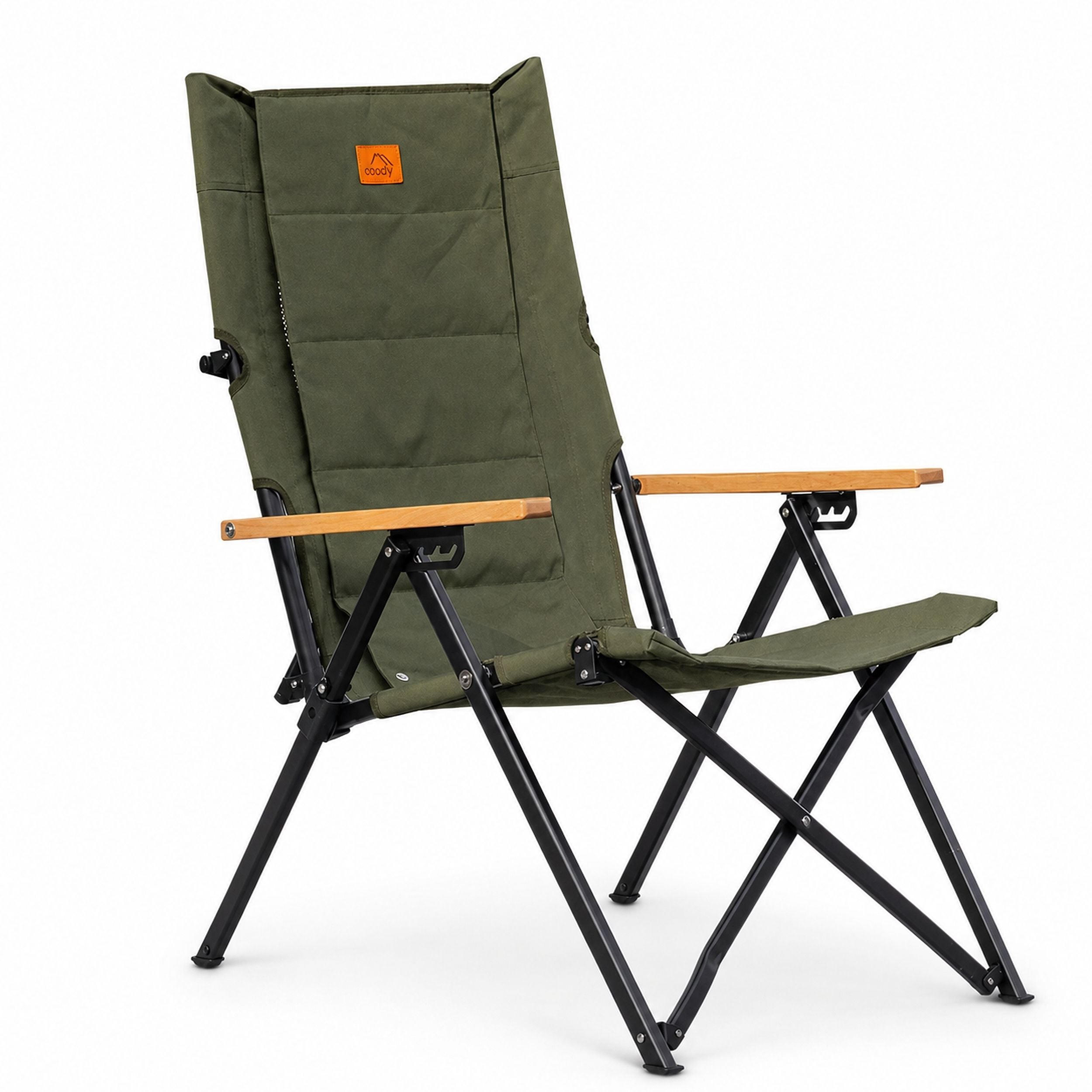 Coody Relax 4-Position Camping Chair – Green
