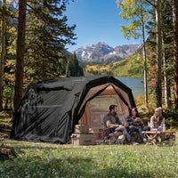 Coody 10.0 PRO Black Premium Family Inflatable Canvas Tent (2-4 Person)