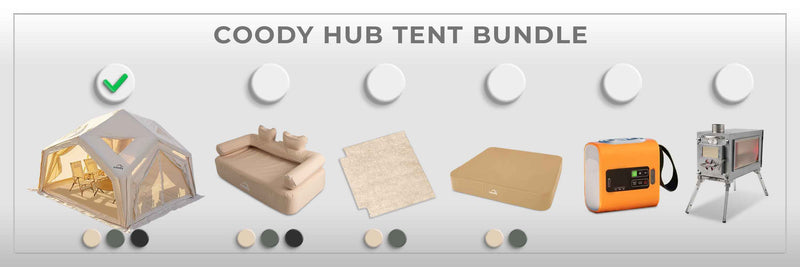 Coody Hub Tent Bundle